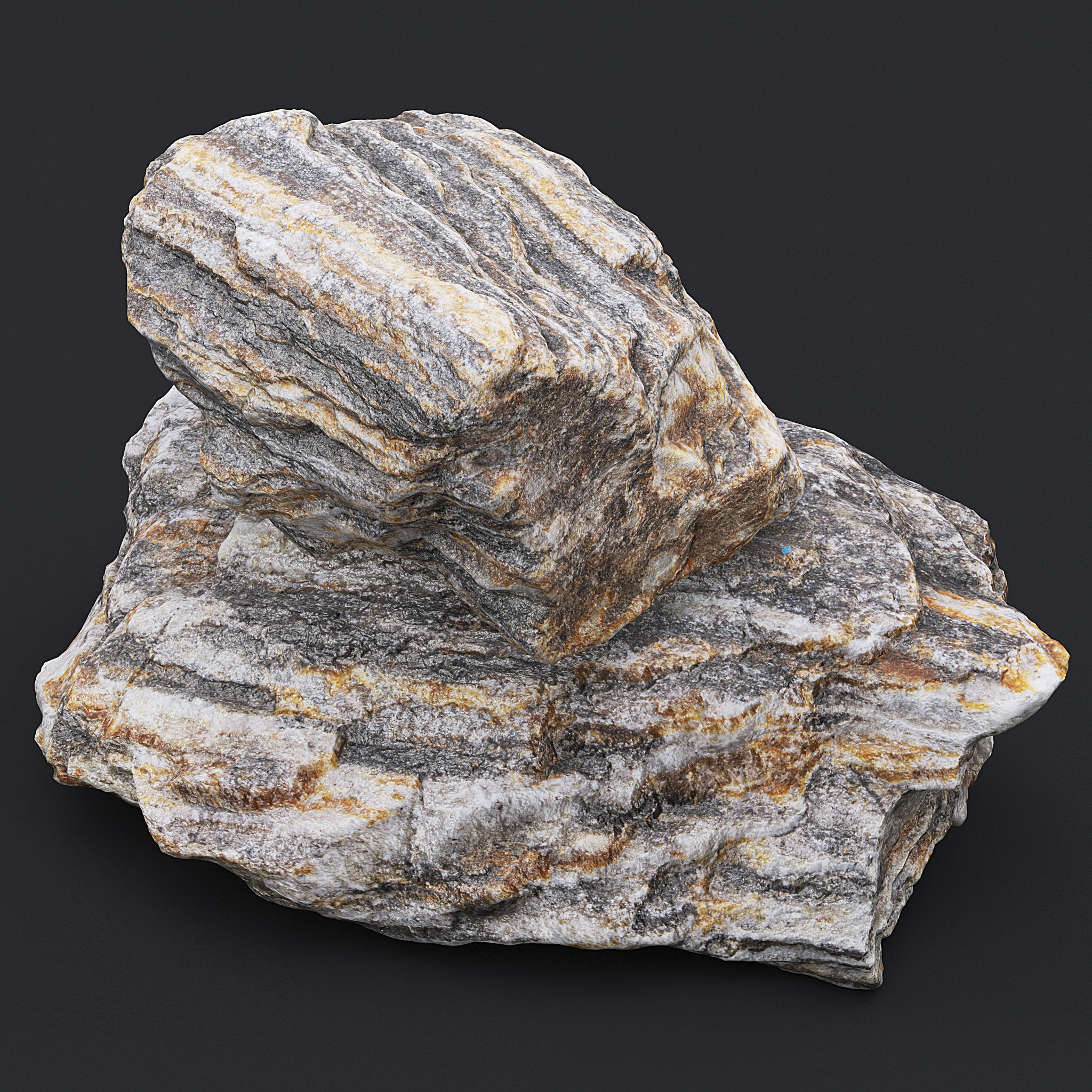 Stone IV 3D model_2