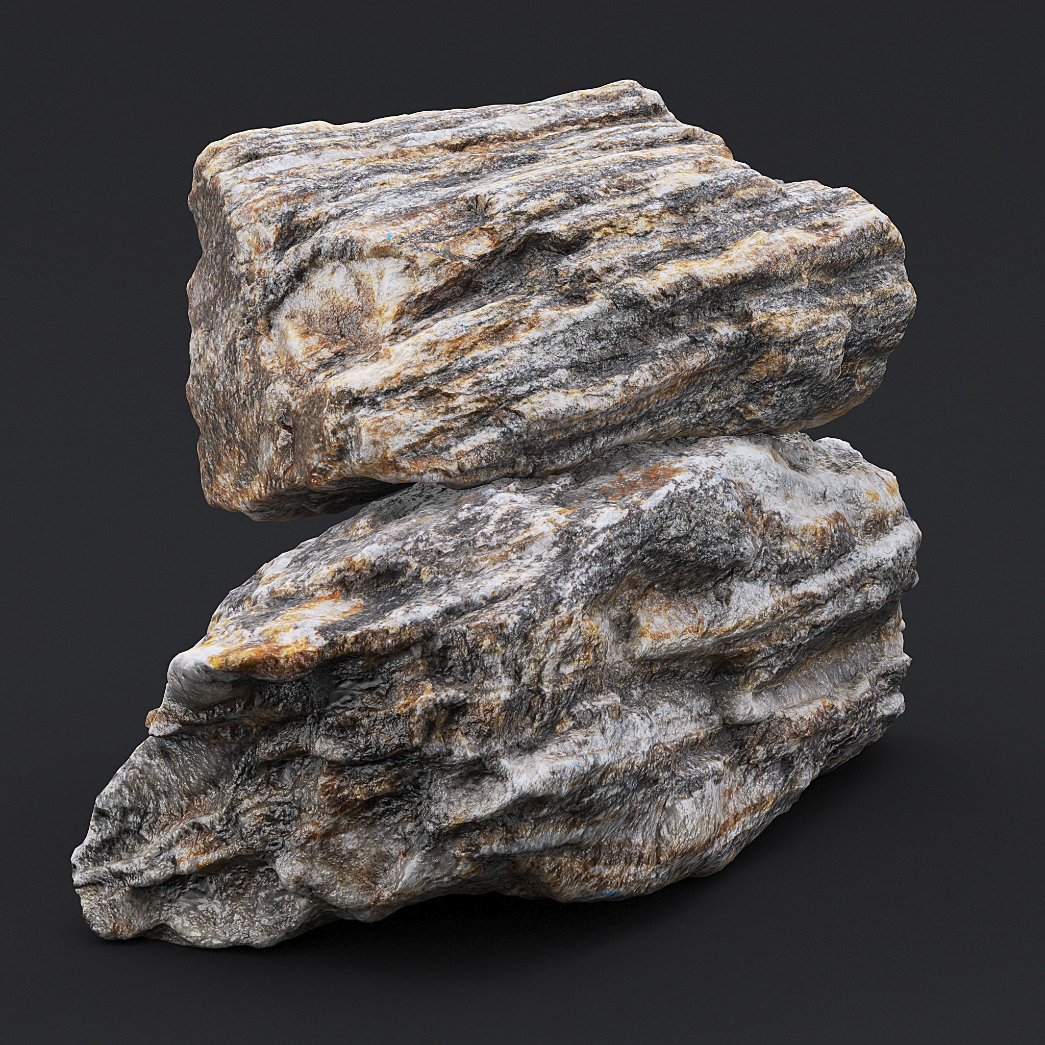 Stone IV 3D model_1