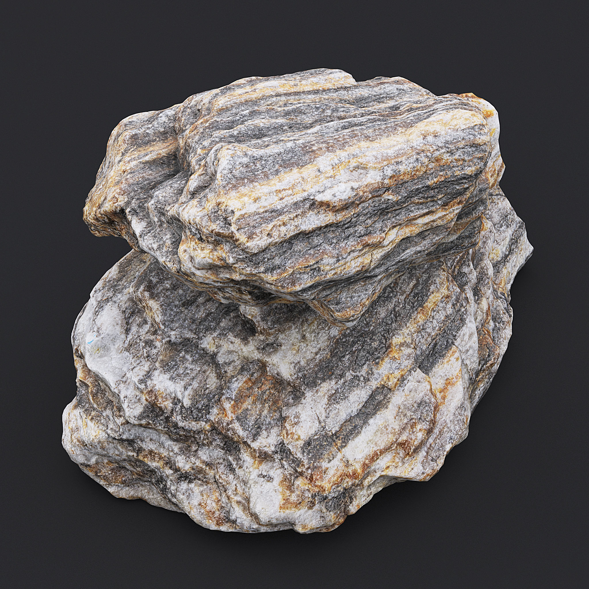 Stone IV 3D model_3