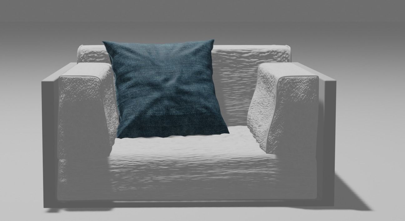 Sofa Set Free 3D model_3