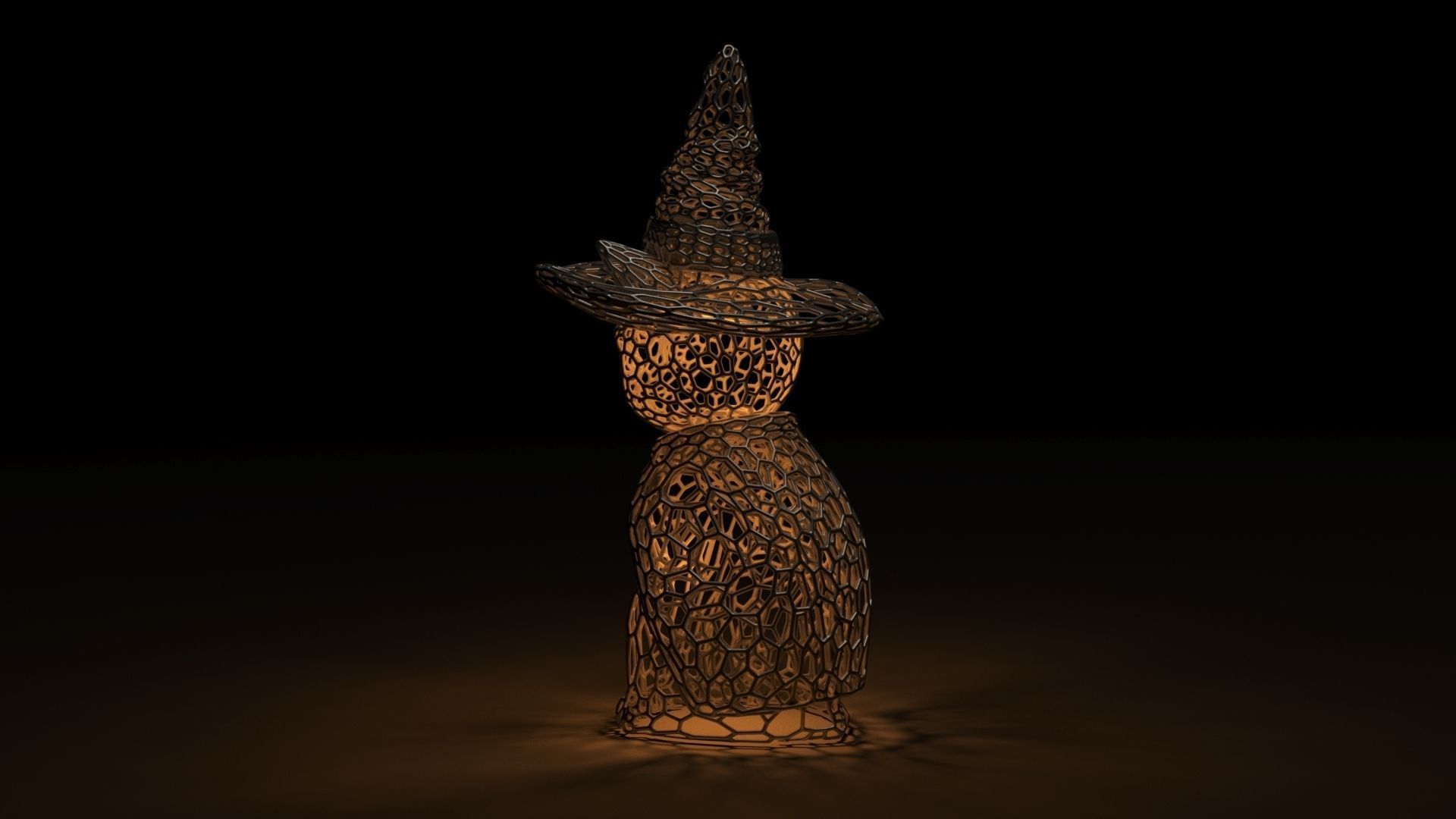 Cat in a hat 3D print model_8