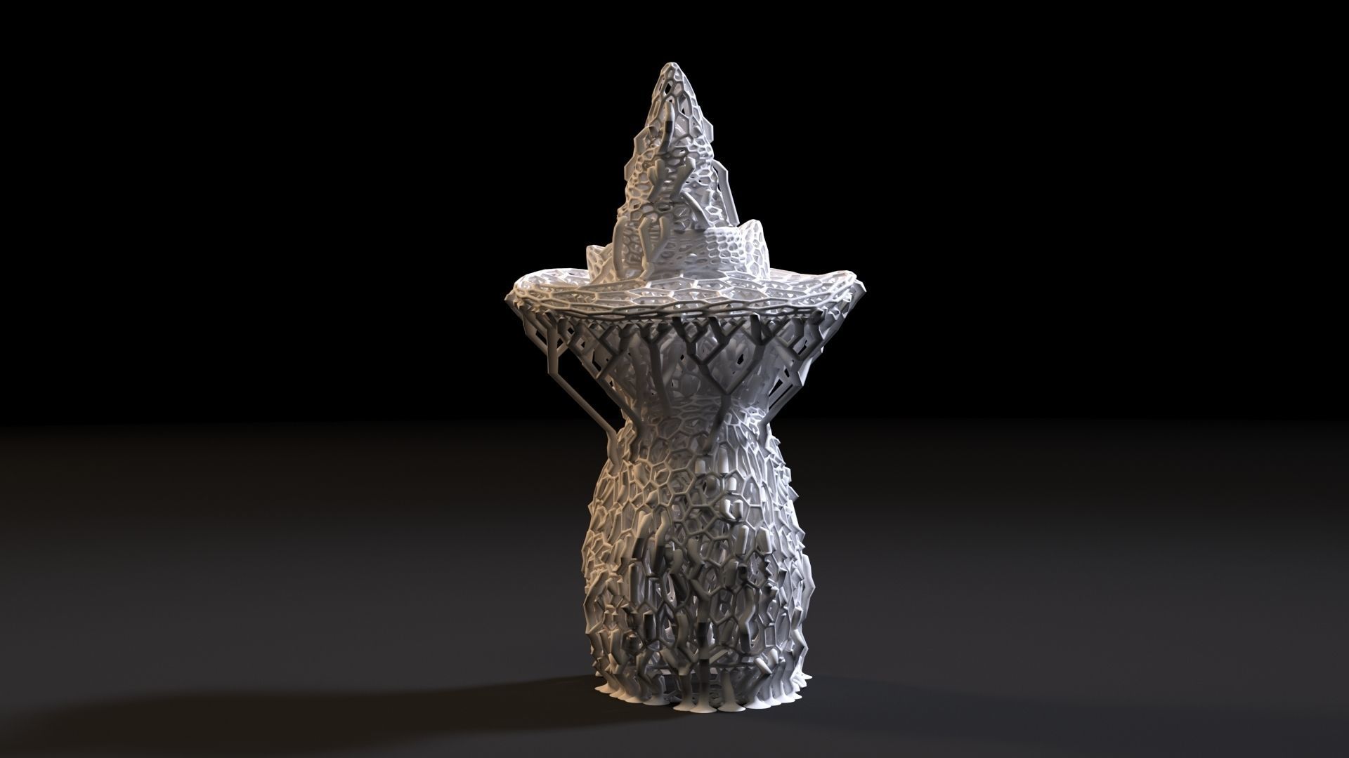 Cat in a hat 3D print model_22