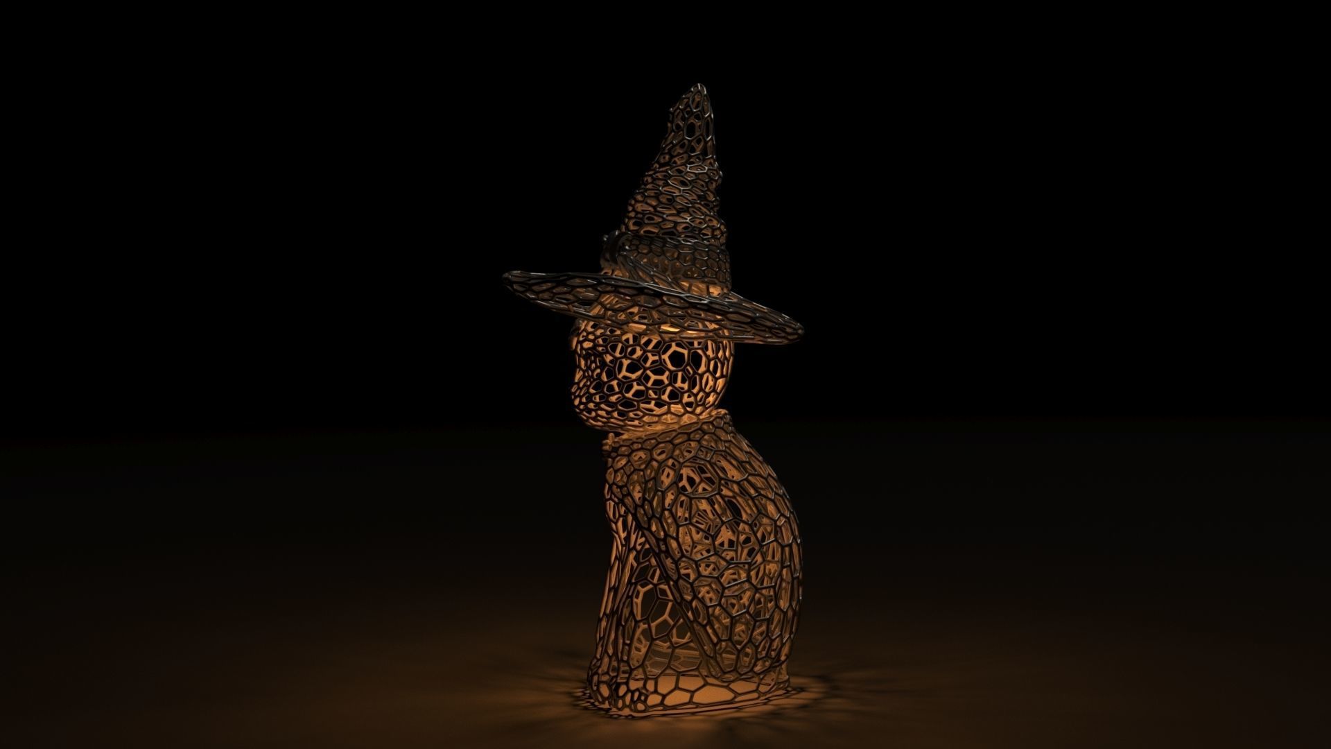 Cat in a hat 3D print model_6