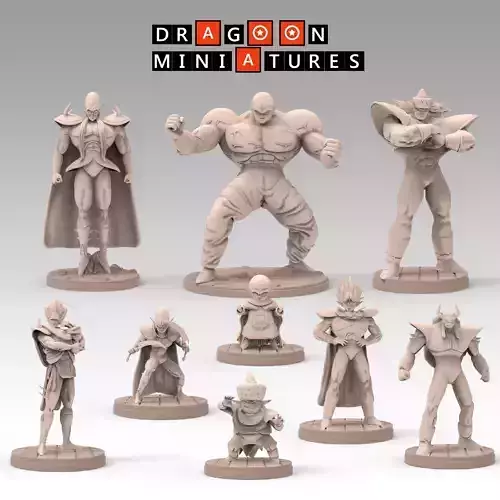 Term 8 - Garlick Demons Clan - Dragon Ball Miniatures 3D print model