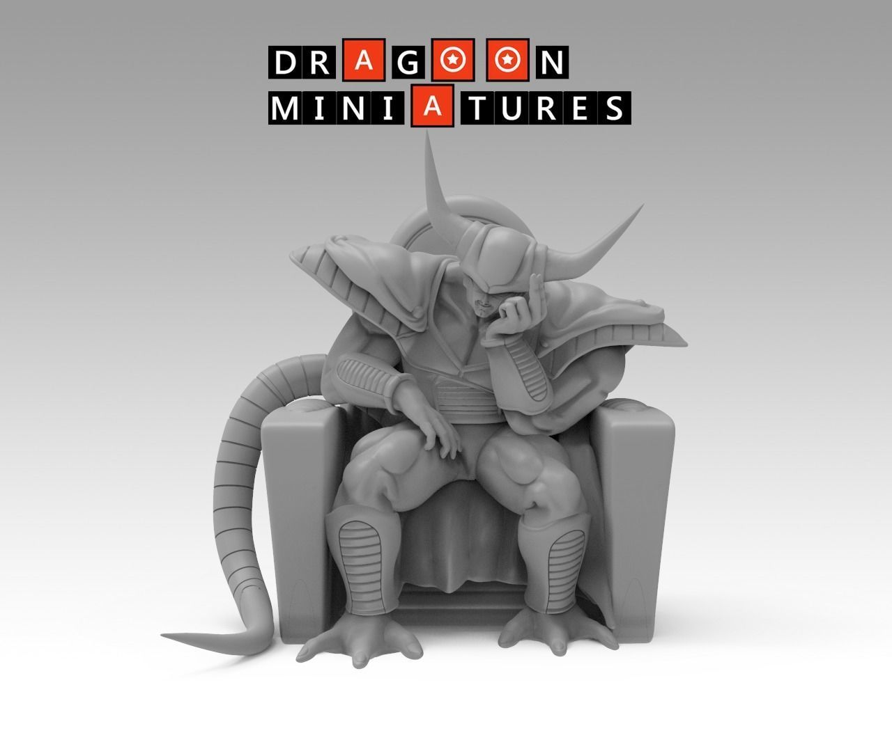 Term 10 - Android Saga - King Cold - Dragon Ball Miniatures 3D print model_4