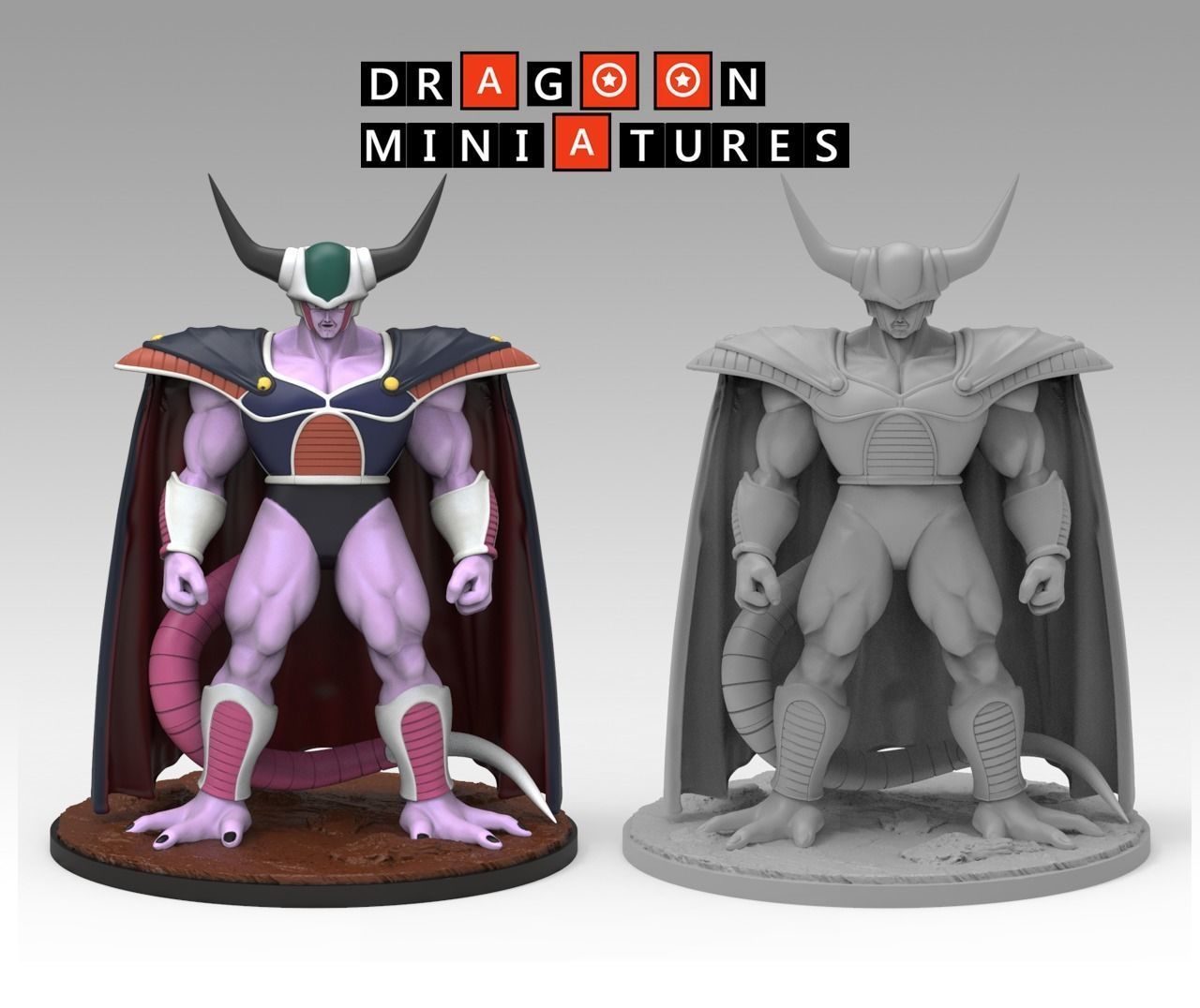 Term 10 - Android Saga - King Cold - Dragon Ball Miniatures 3D print model_5