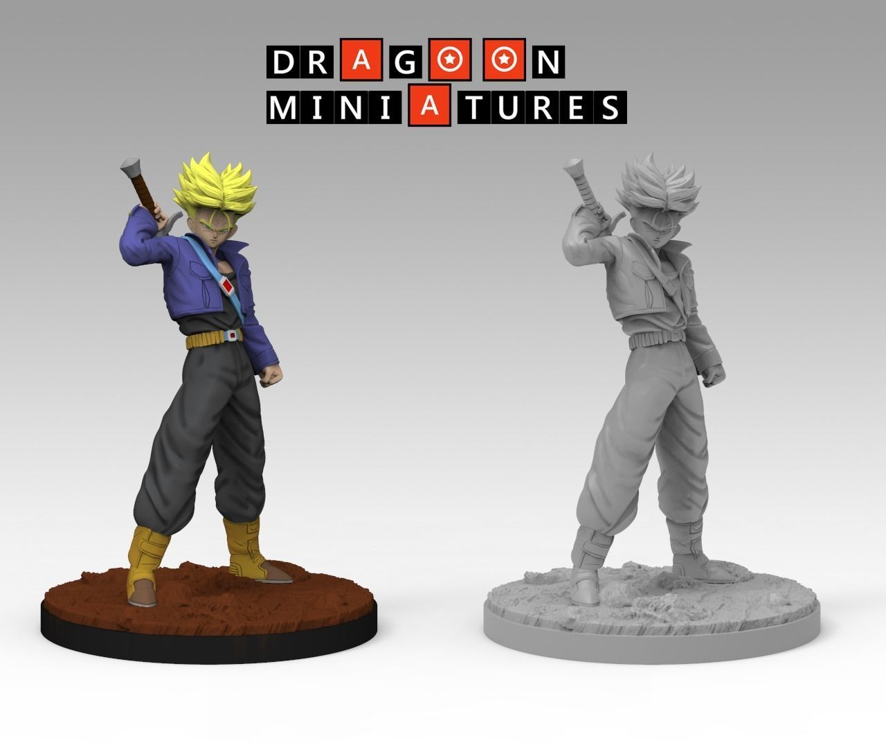 Term 10 - Android Saga - King Cold - Dragon Ball Miniatures 3D print model_8