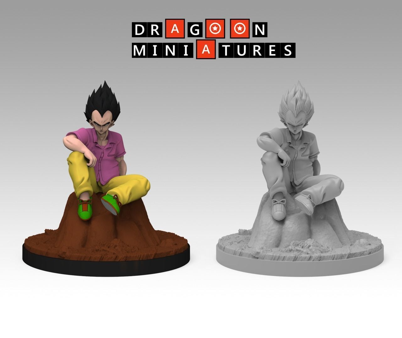 Term 10 - Android Saga - King Cold - Dragon Ball Miniatures 3D print model_2