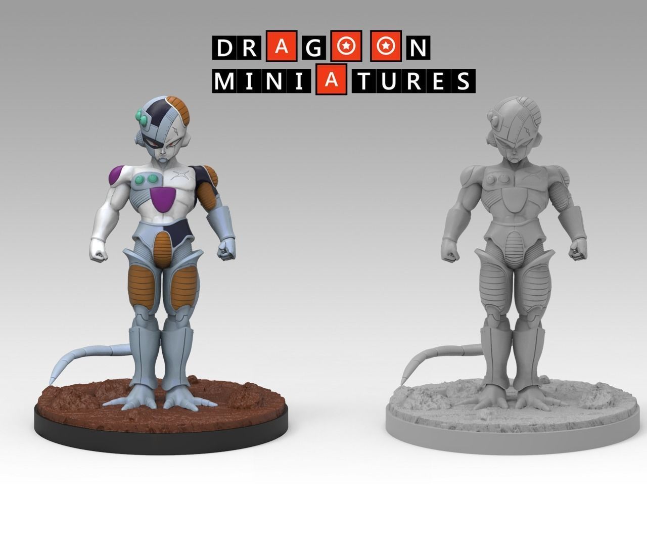 Term 10 - Android Saga - King Cold - Dragon Ball Miniatures 3D print model_7