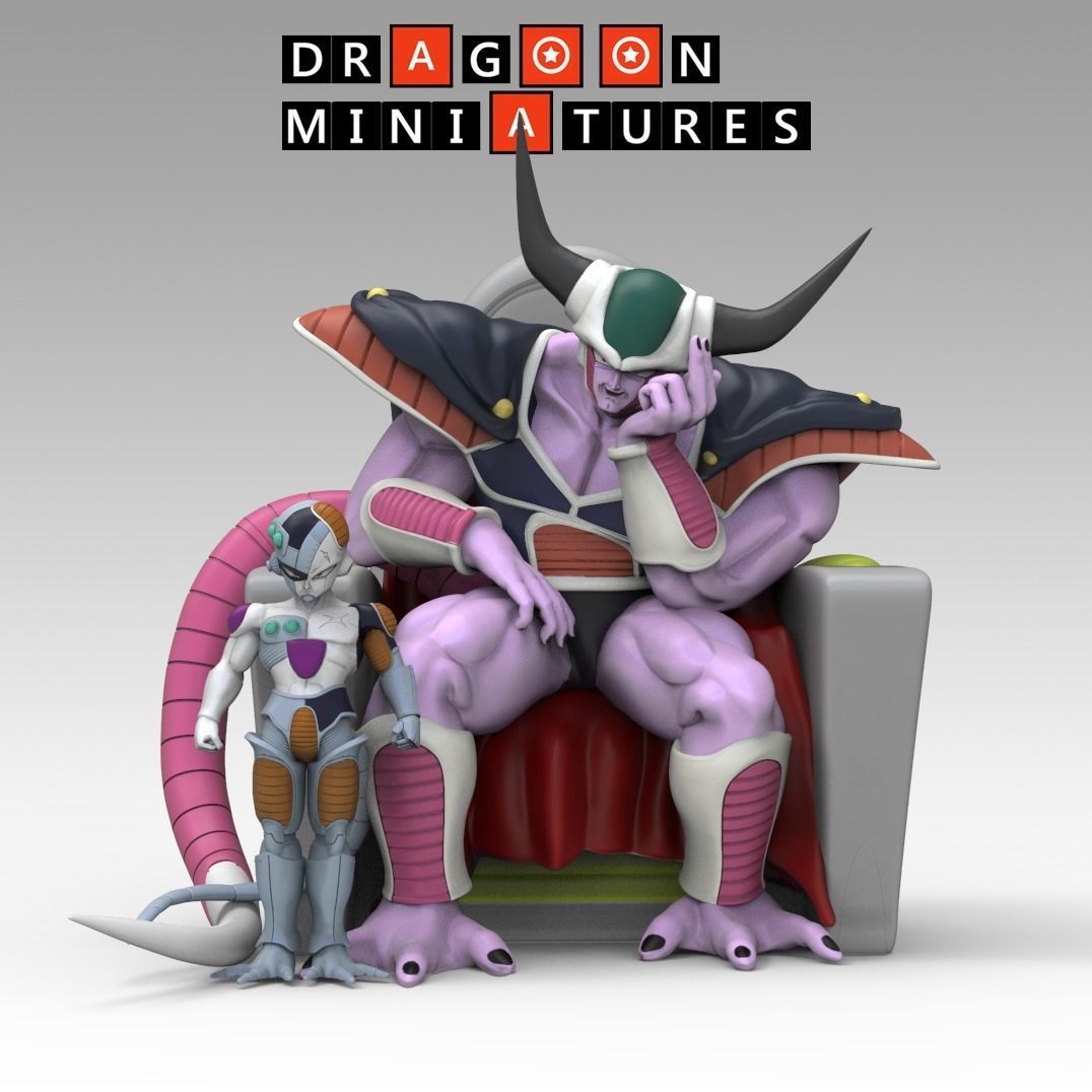 Term 10 - Android Saga - King Cold - Dragon Ball Miniatures 3D print model_1