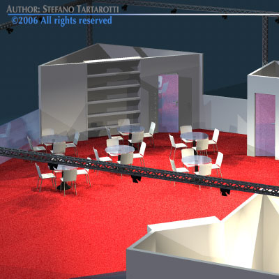 Fair stand 3D model_5