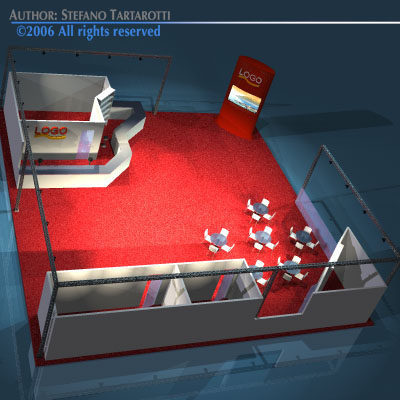 Fair stand 3D model_3