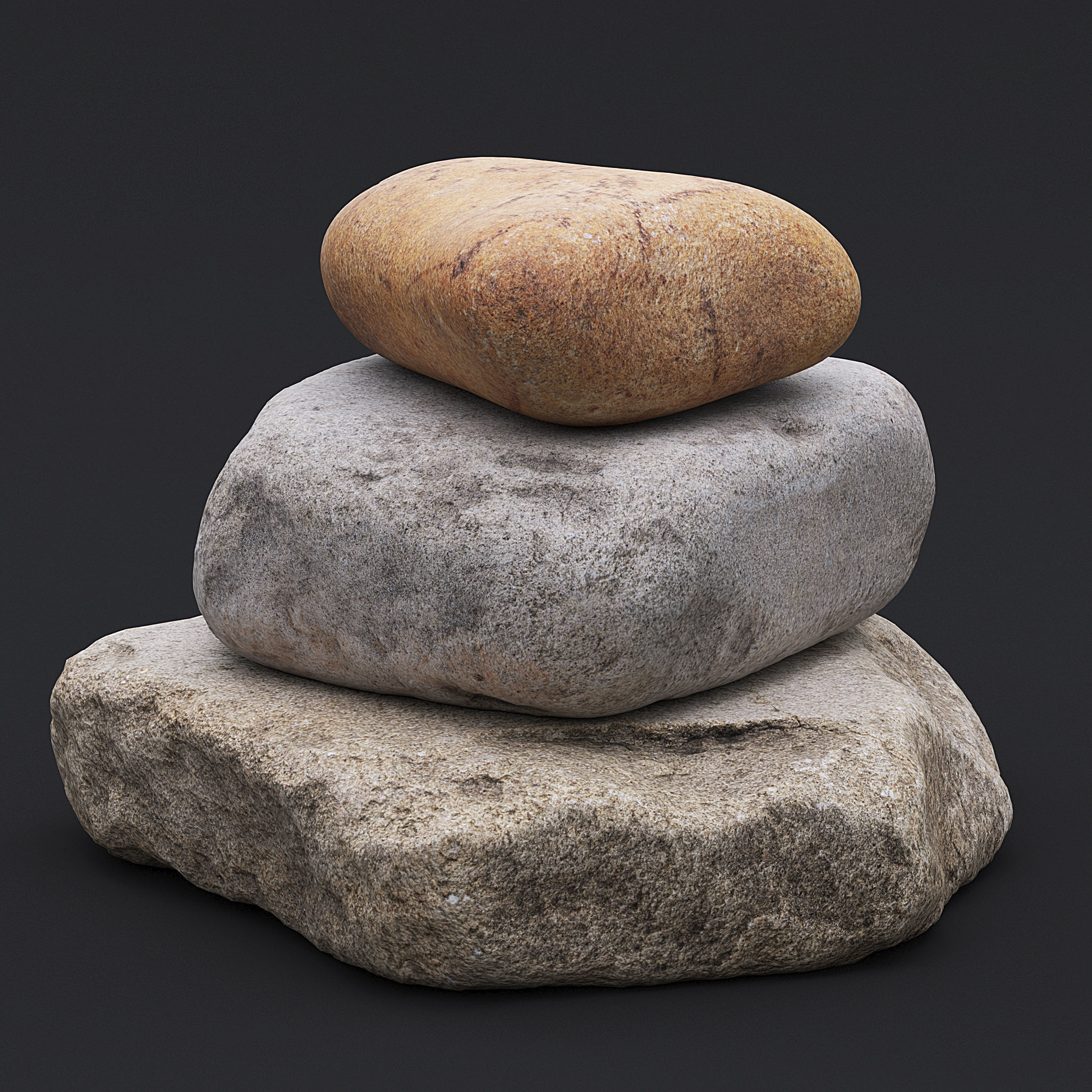 Stone XX 3D model_1