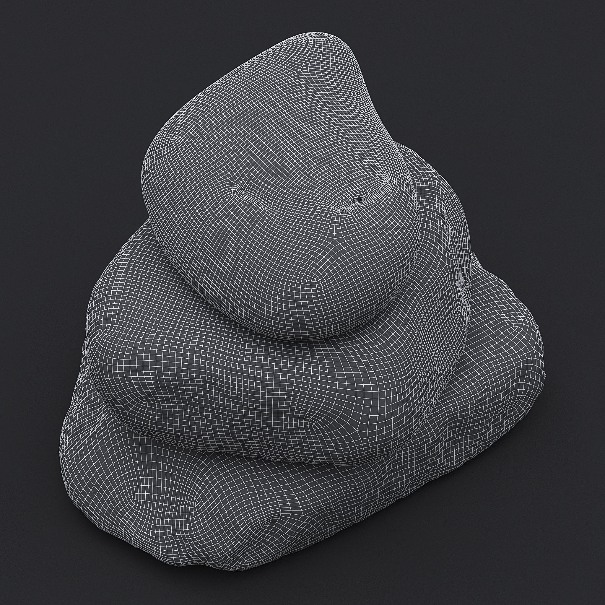Stone XX 3D model_7