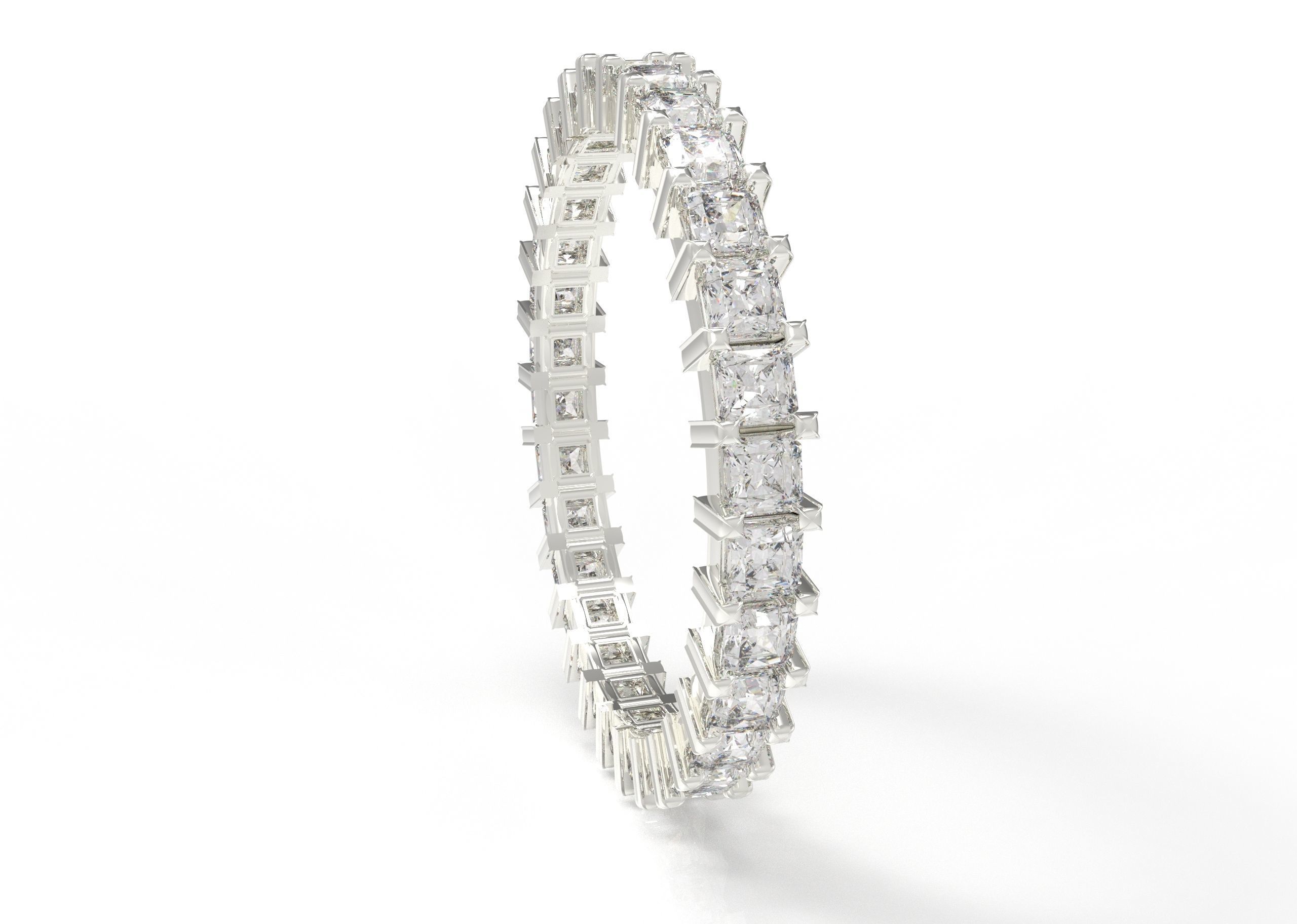 Wedding ring sideboard - Ring with diamond 6 3D model_22