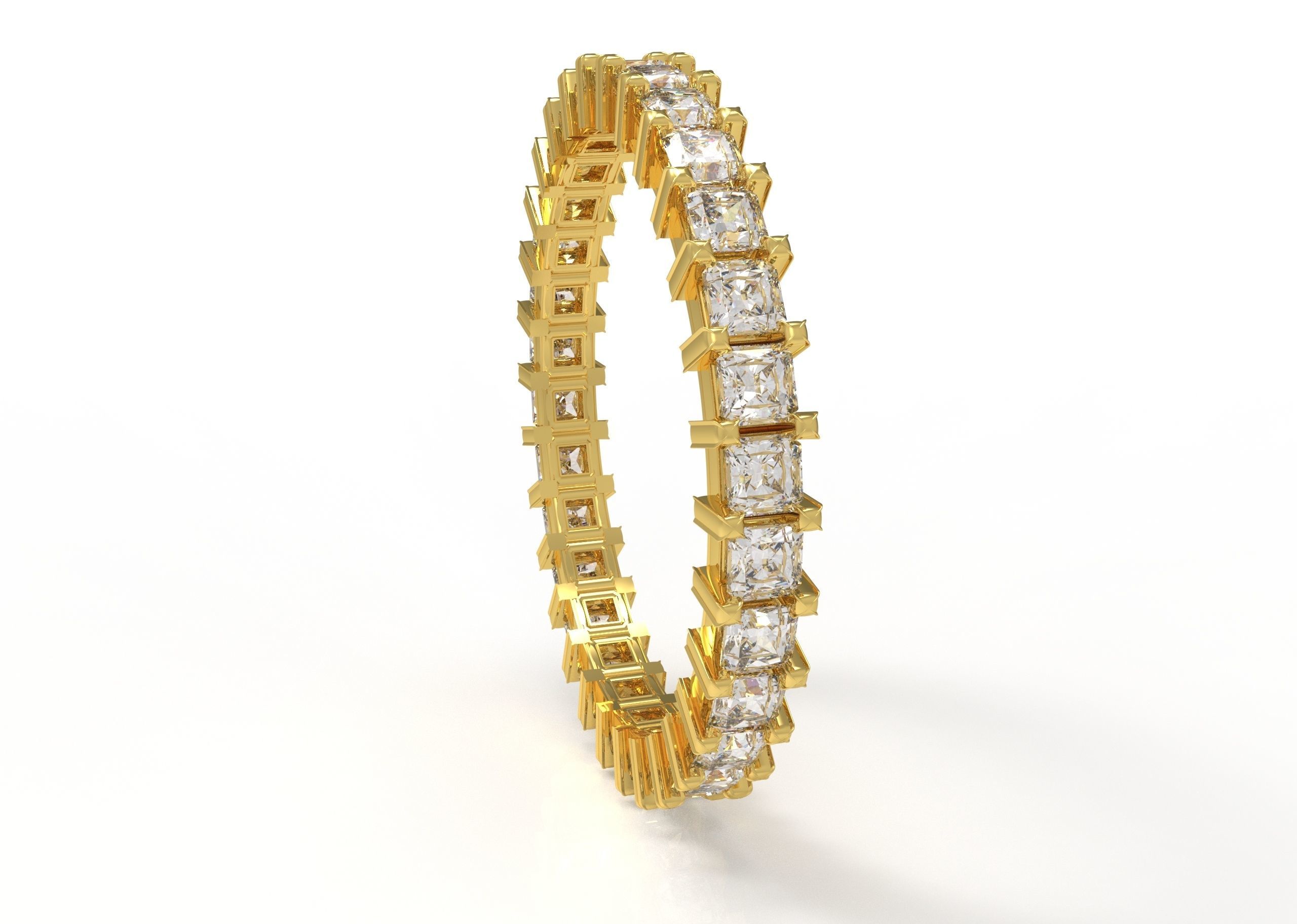 Wedding ring sideboard - Ring with diamond 6 3D model_19