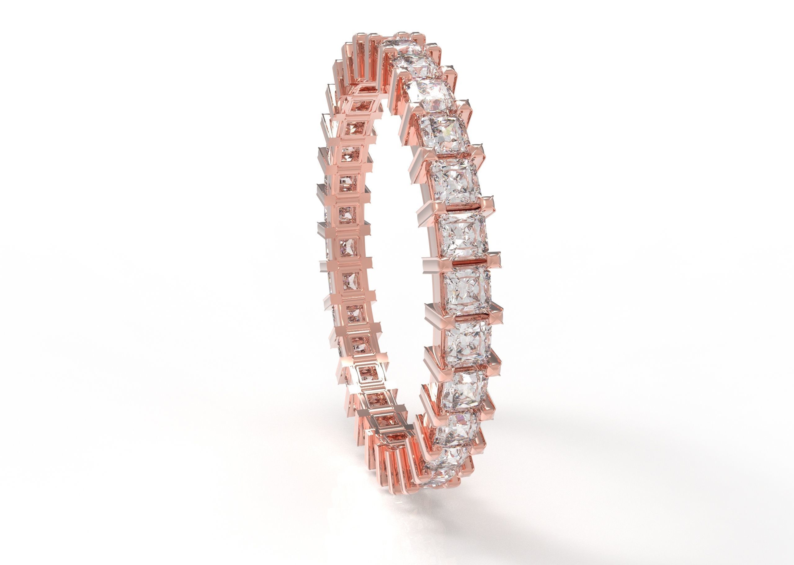 Wedding ring sideboard - Ring with diamond 6 3D model_21