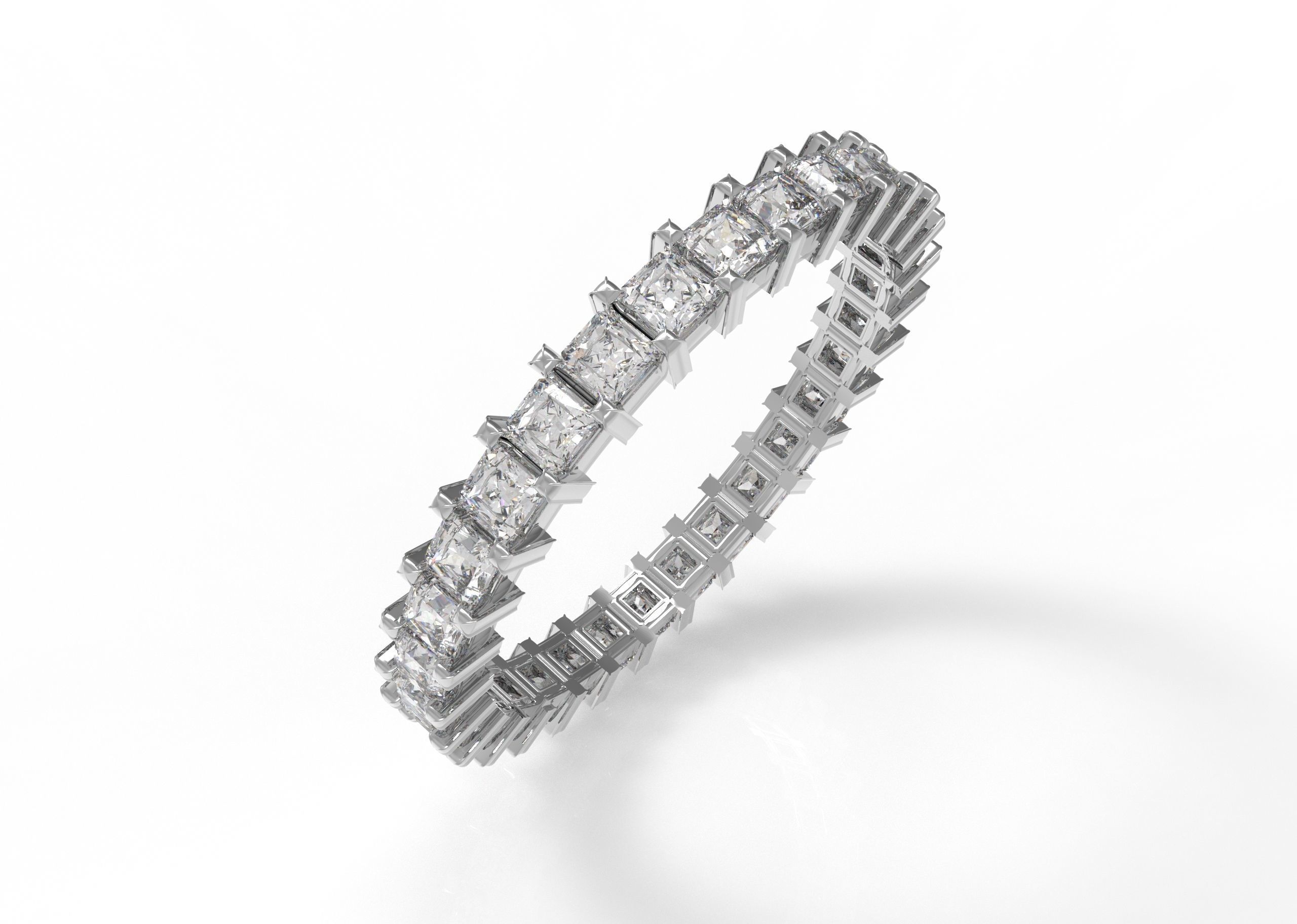 Wedding ring sideboard - Ring with diamond 6 3D model_24