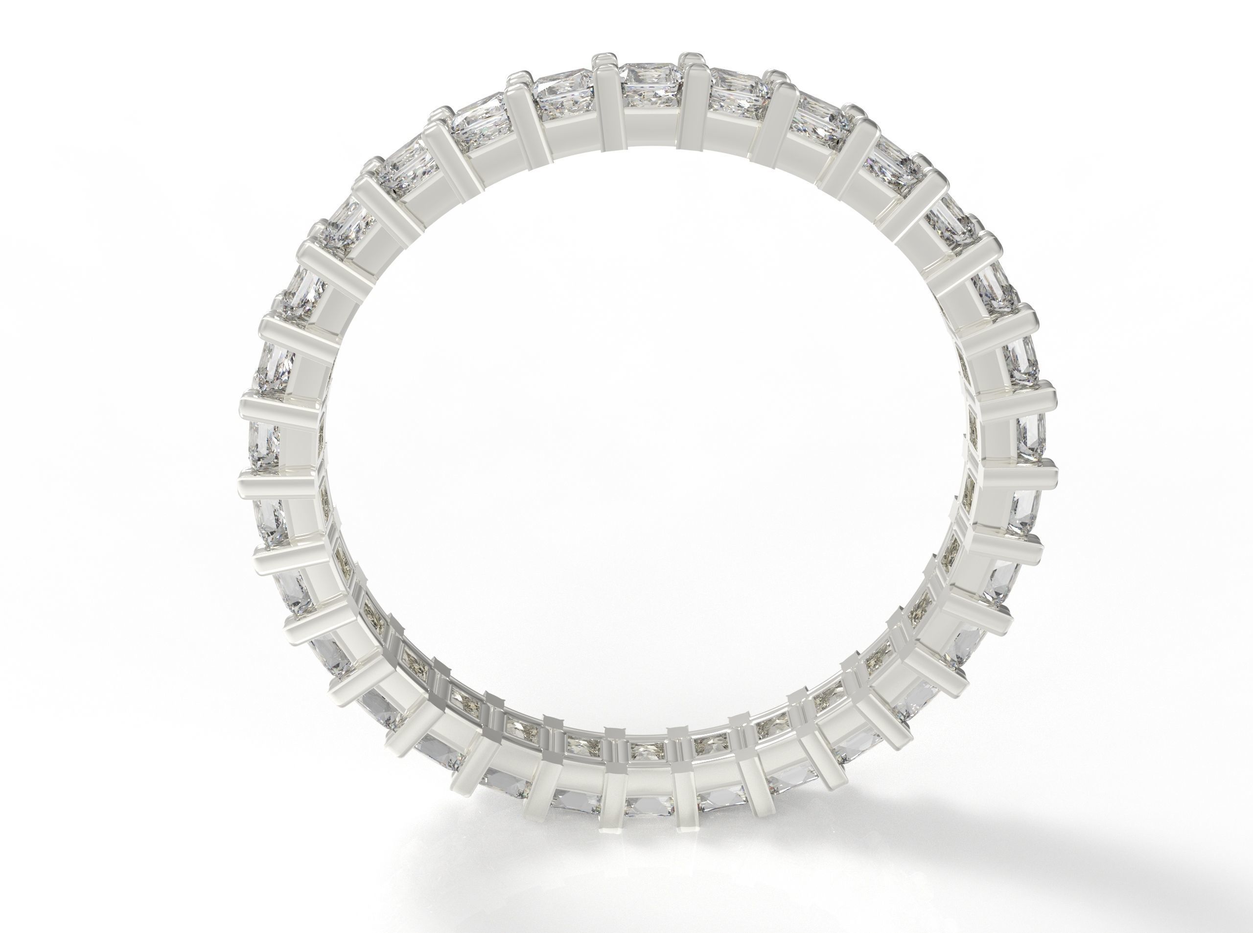 Wedding ring sideboard - Ring with diamond 6 3D model_10