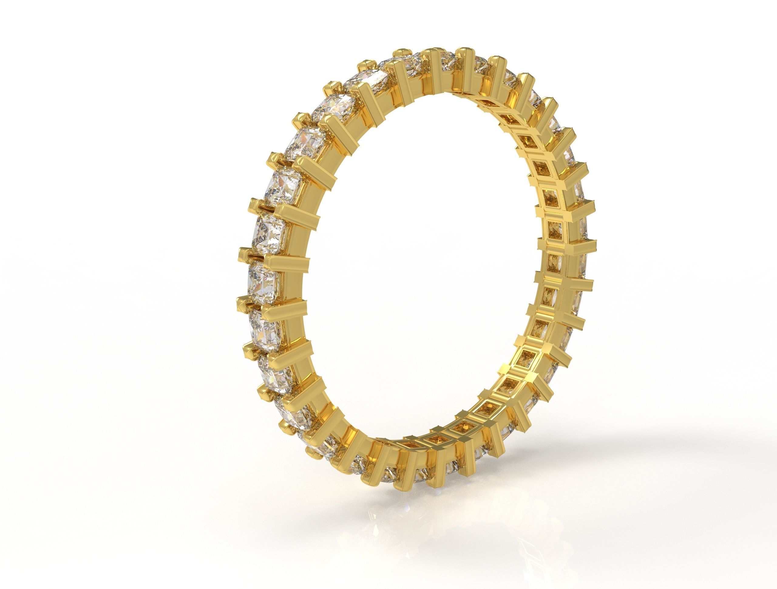 Wedding ring sideboard - Ring with diamond 6 3D model_15