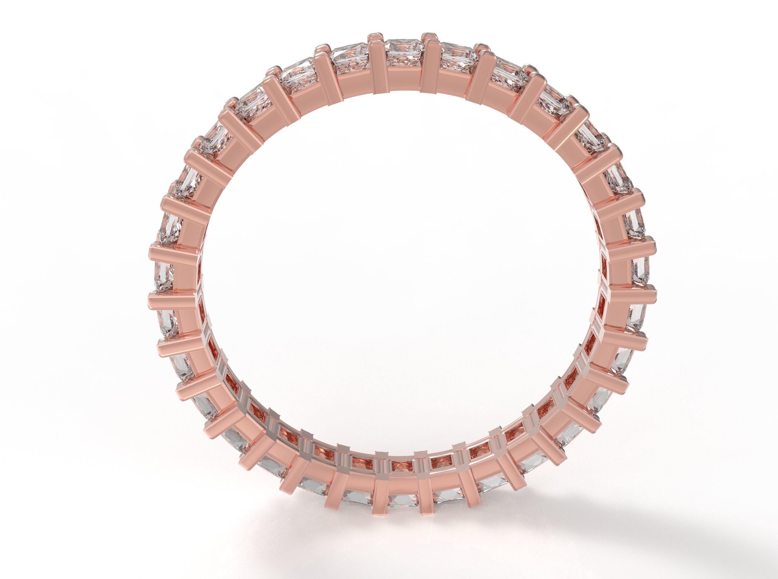 Wedding ring sideboard - Ring with diamond 6 3D model_9