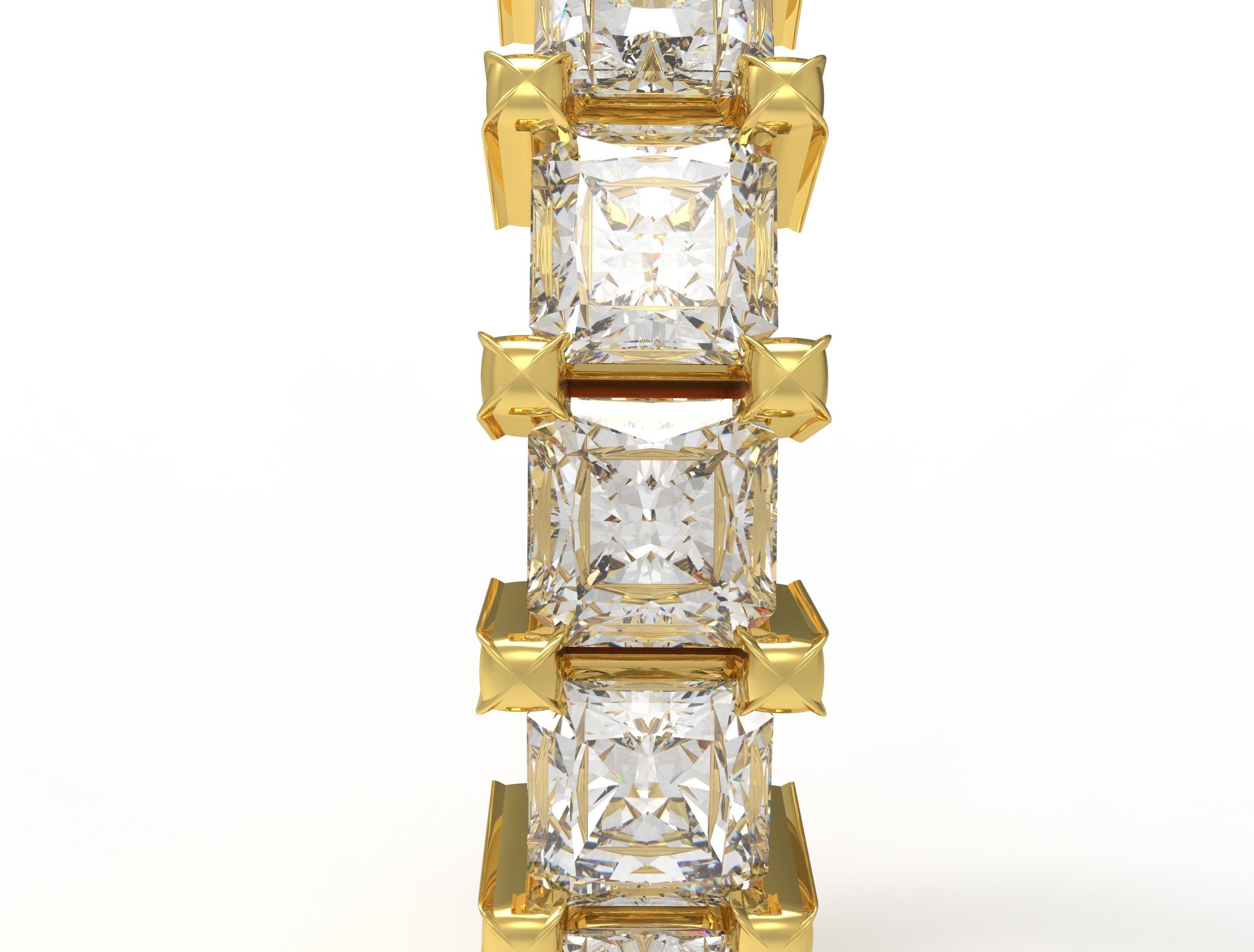 Wedding ring sideboard - Ring with diamond 6 3D model_27