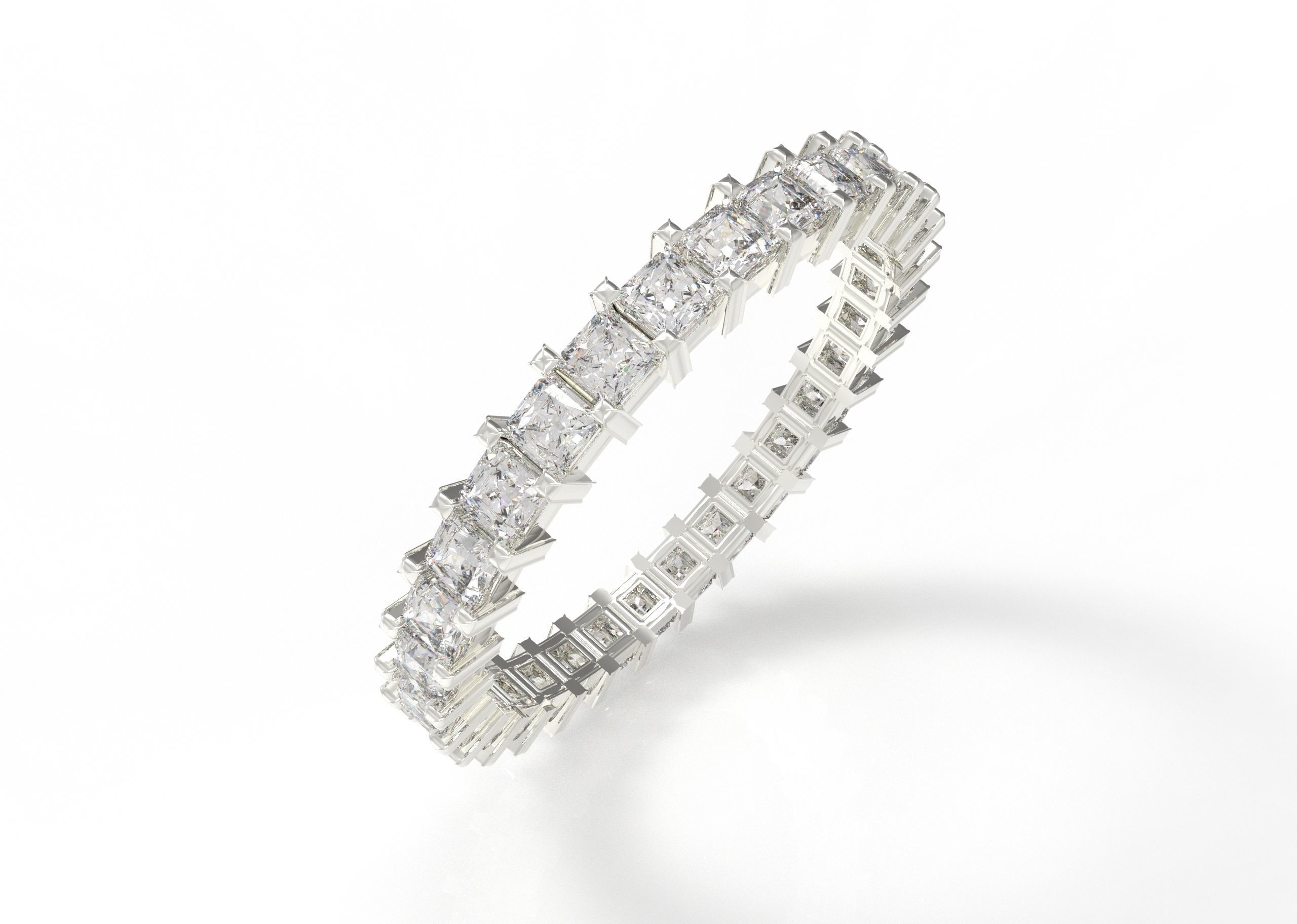 Wedding ring sideboard - Ring with diamond 6 3D model_26