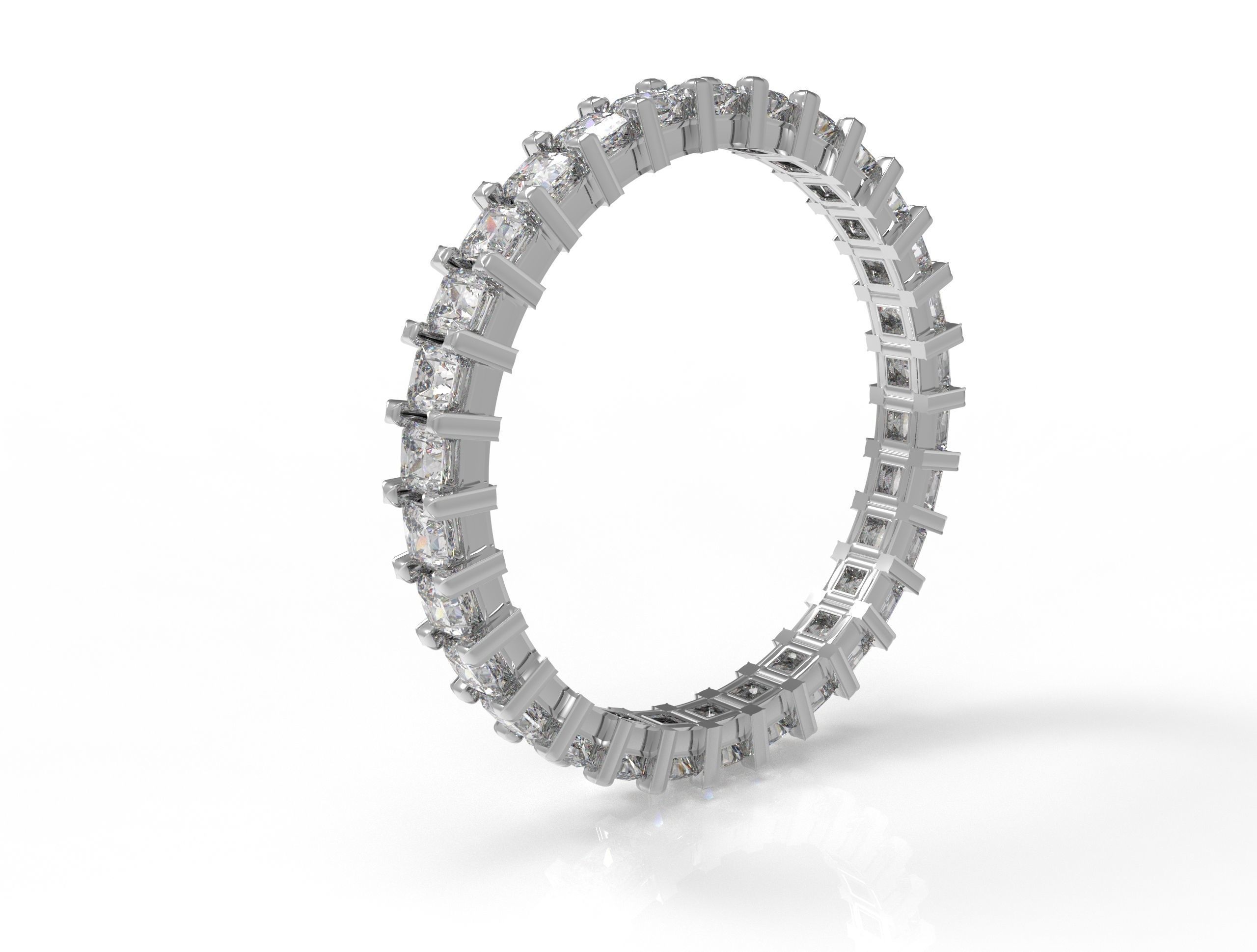 Wedding ring sideboard - Ring with diamond 6 3D model_16