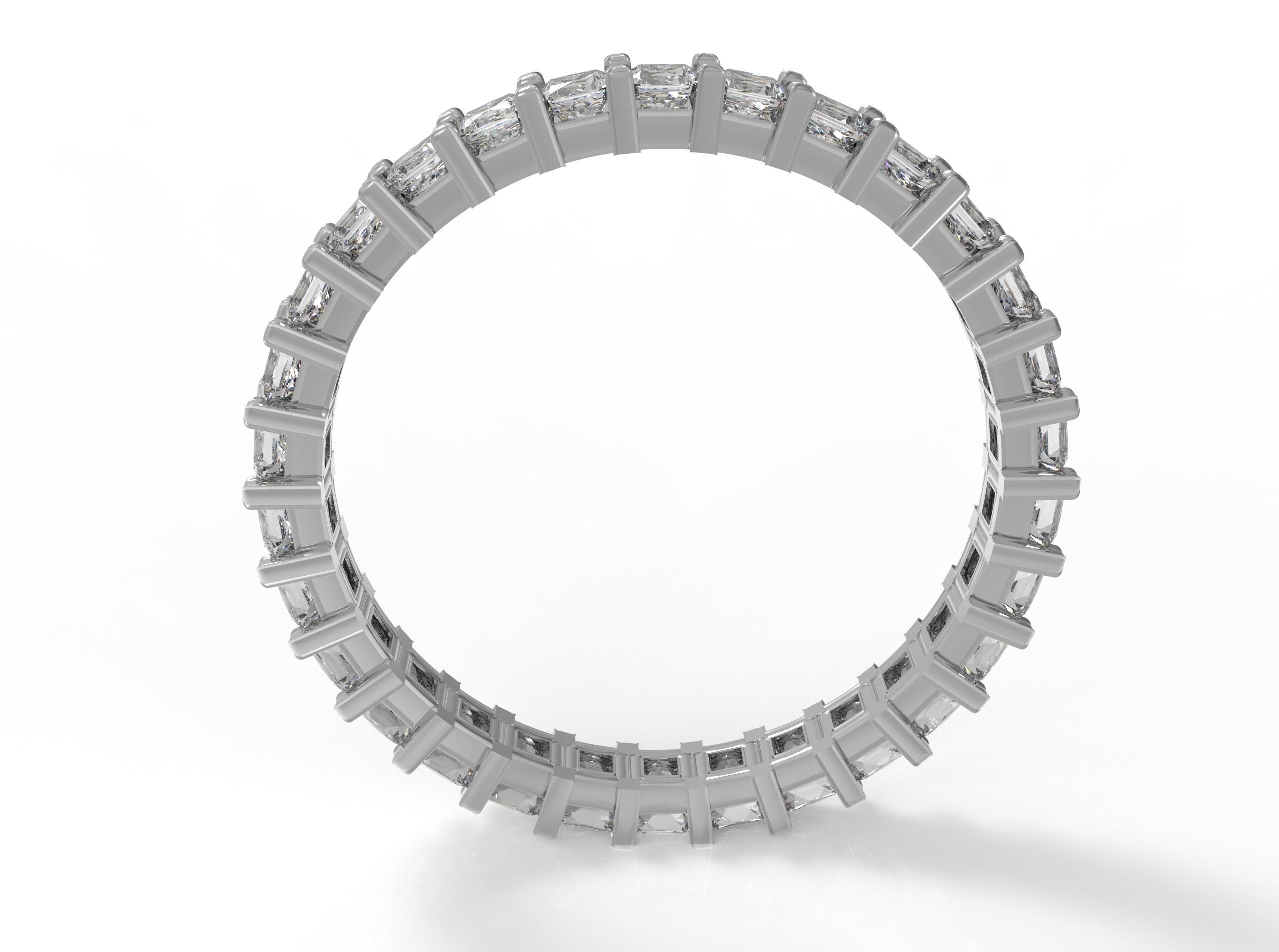 Wedding ring sideboard - Ring with diamond 6 3D model_8