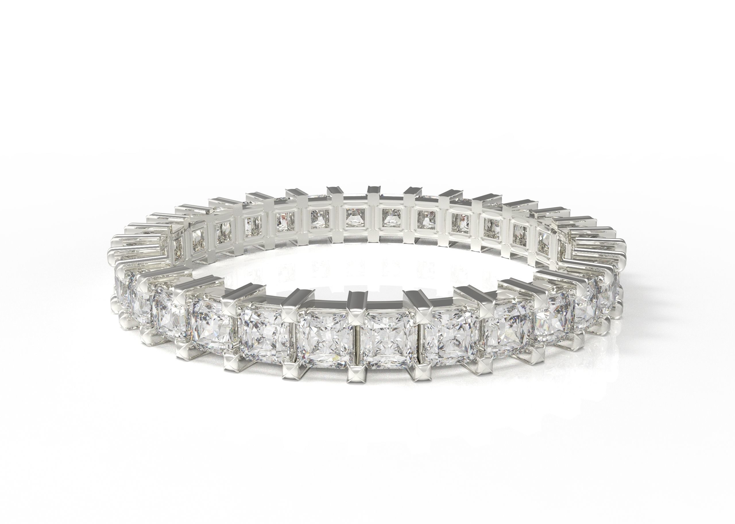 Wedding ring sideboard - Ring with diamond 6 3D model_14