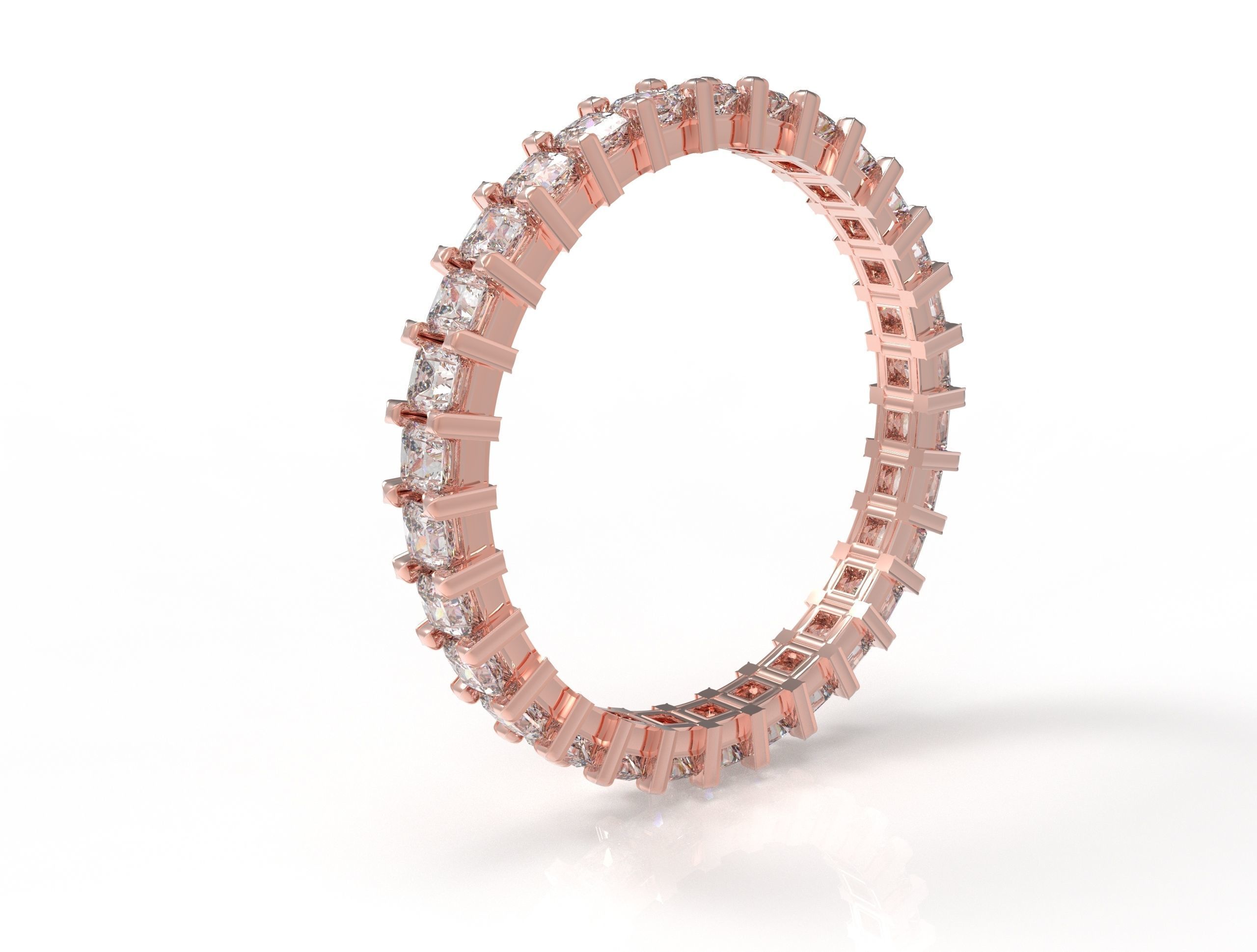 Wedding ring sideboard - Ring with diamond 6 3D model_17