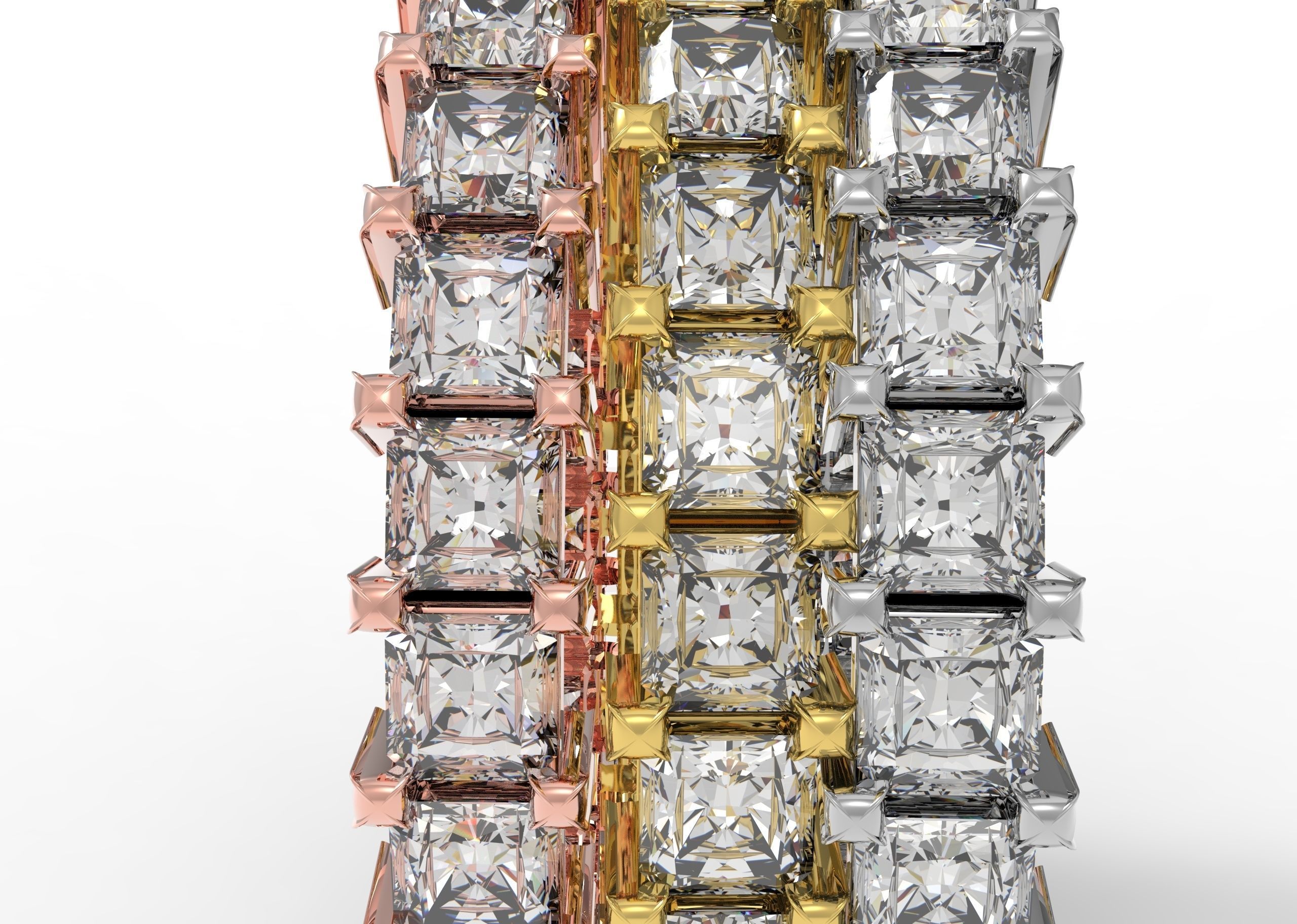 Wedding ring sideboard - Ring with diamond 6 3D model_28