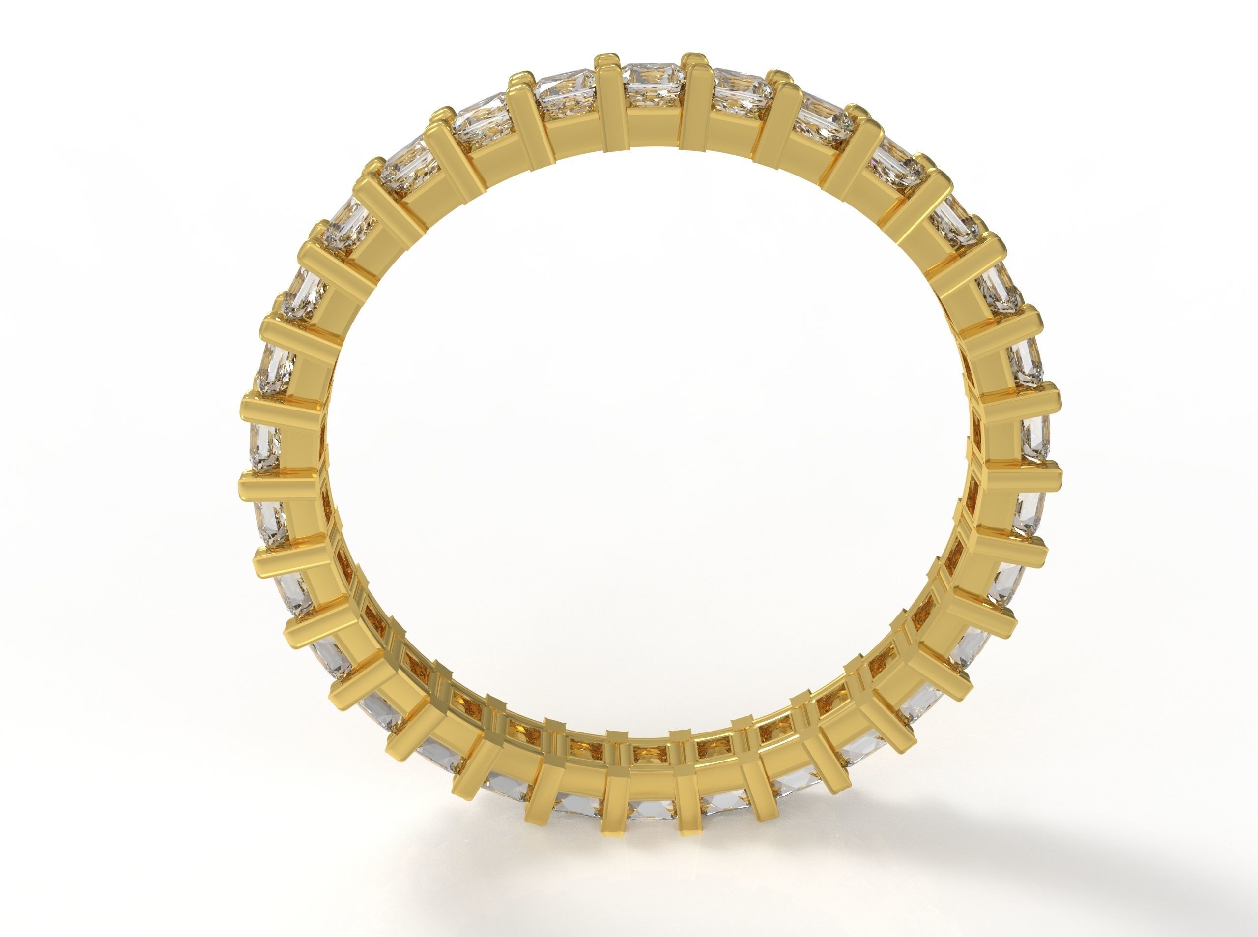 Wedding ring sideboard - Ring with diamond 6 3D model_7