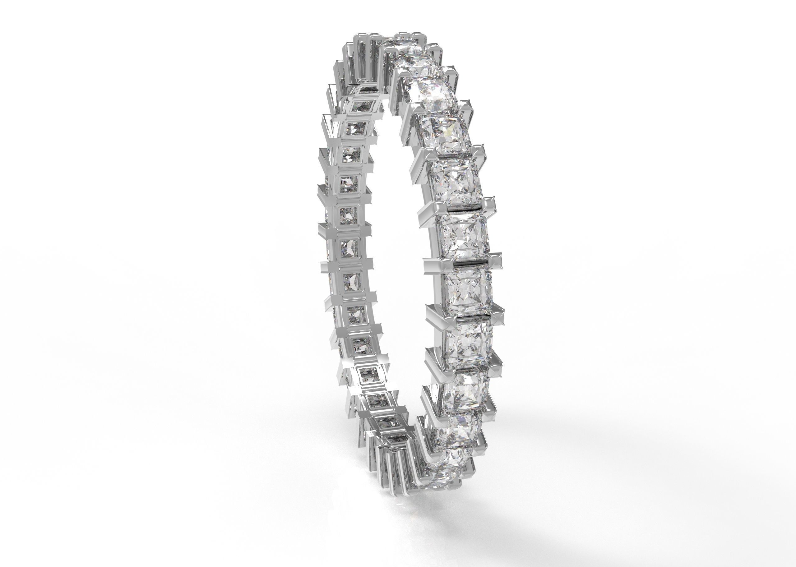 Wedding ring sideboard - Ring with diamond 6 3D model_20