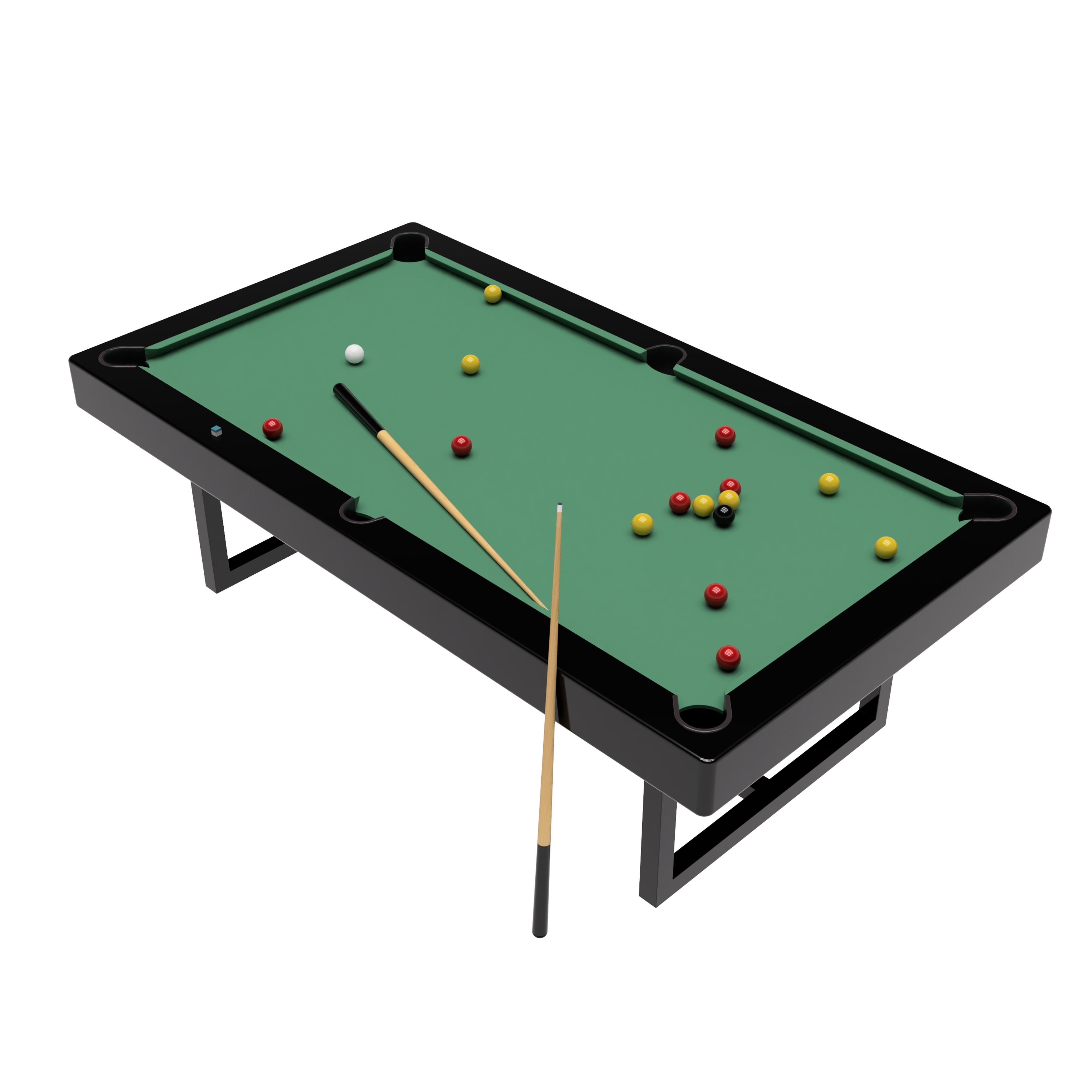 Pool table 3D model_1