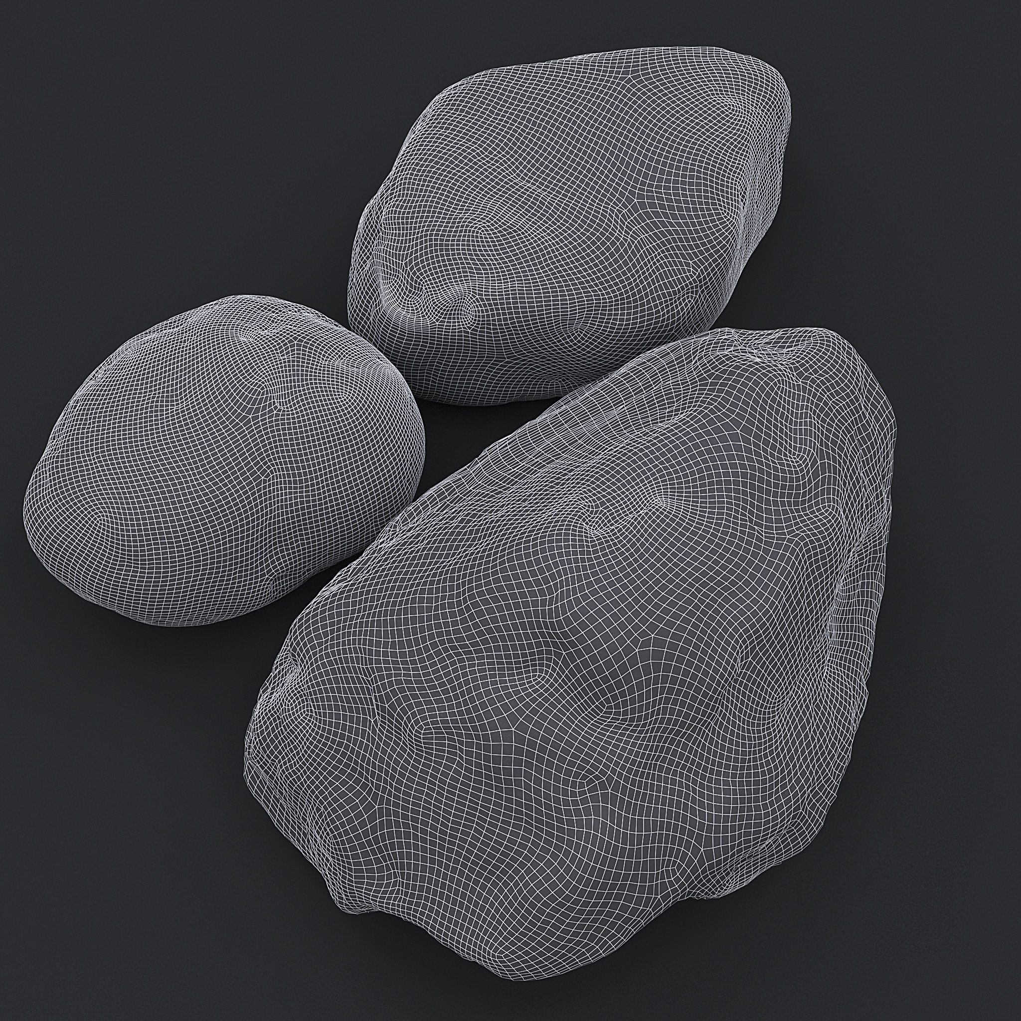 Stone XVIII 3D model_7