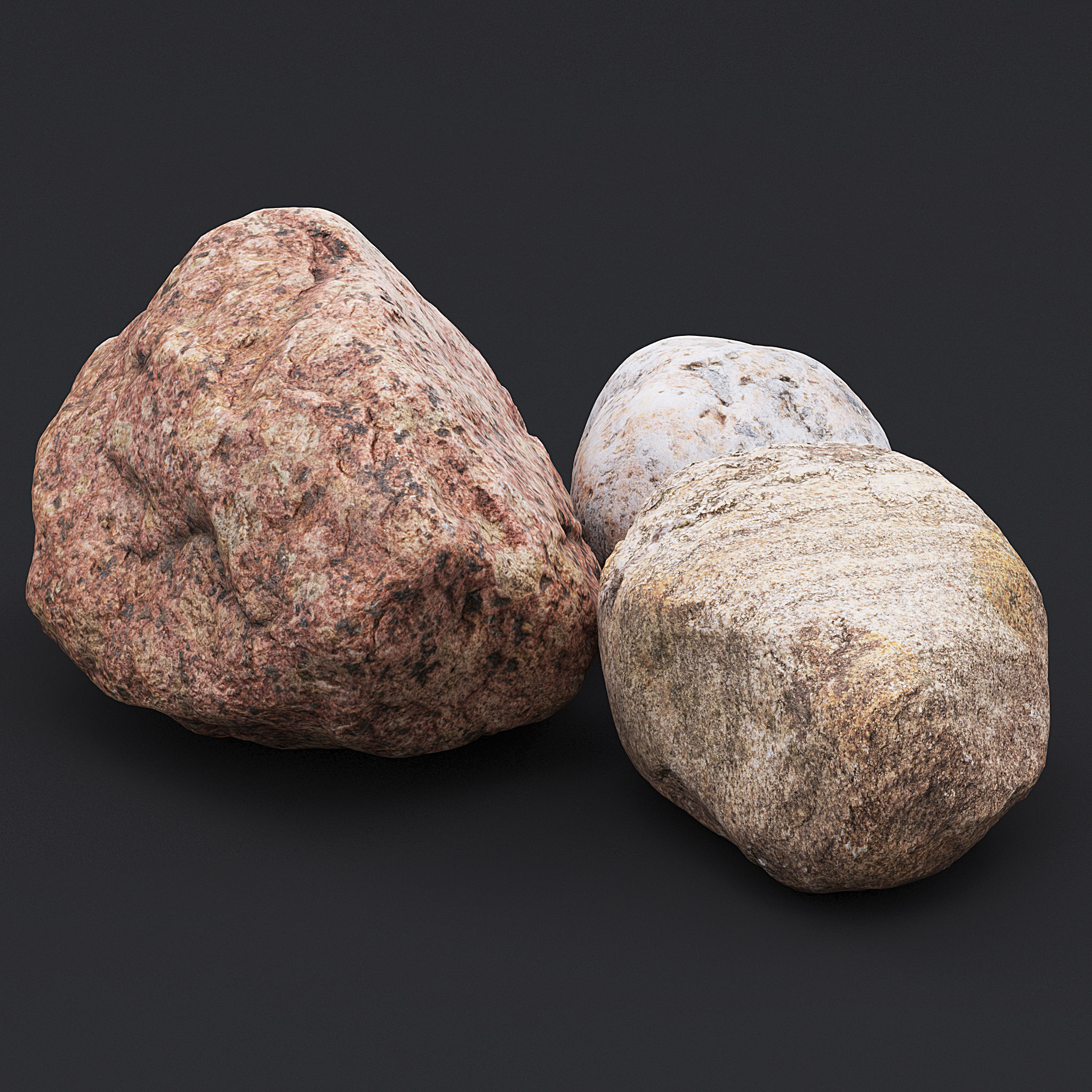 Stone XVIII 3D model_1
