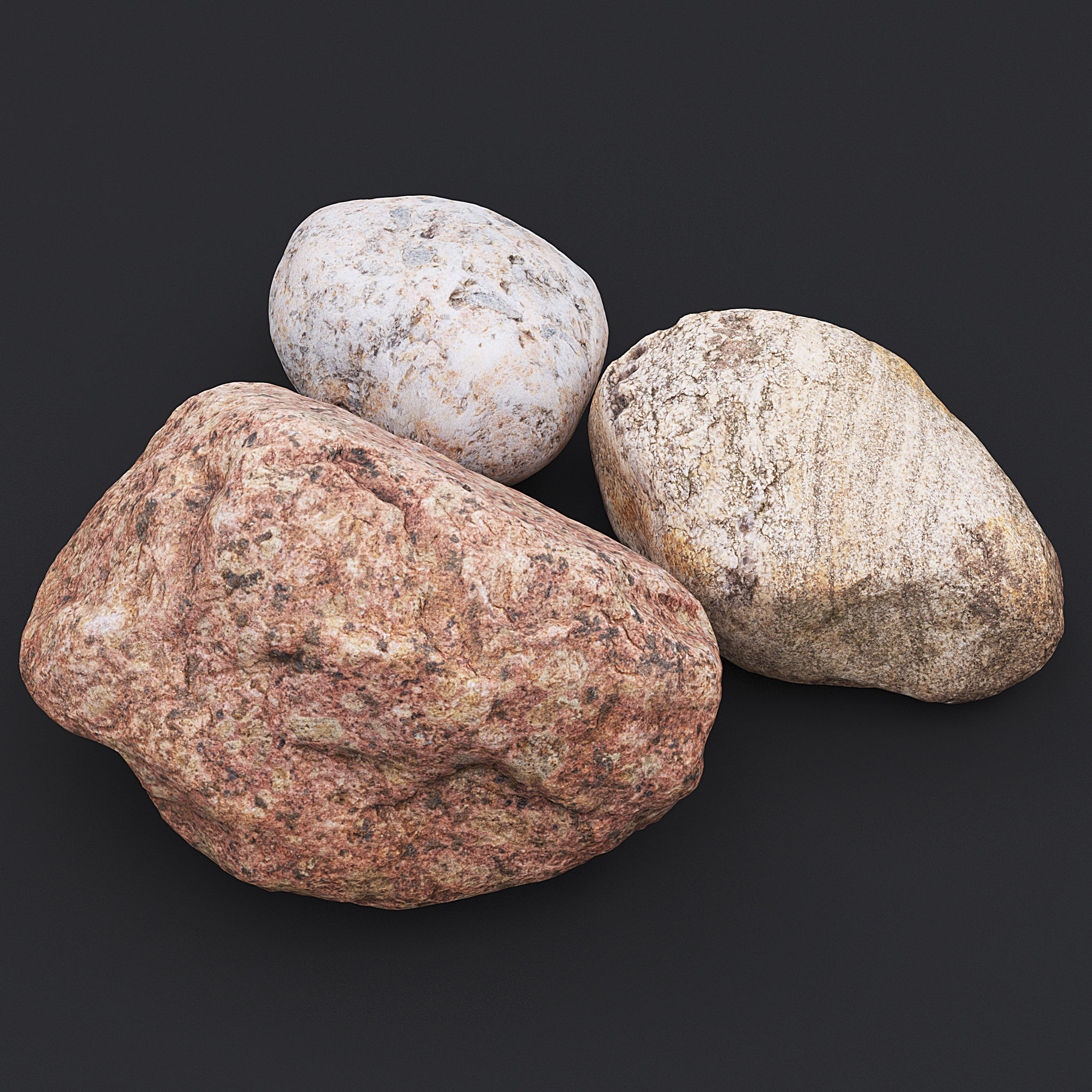 Stone XVIII 3D model_2