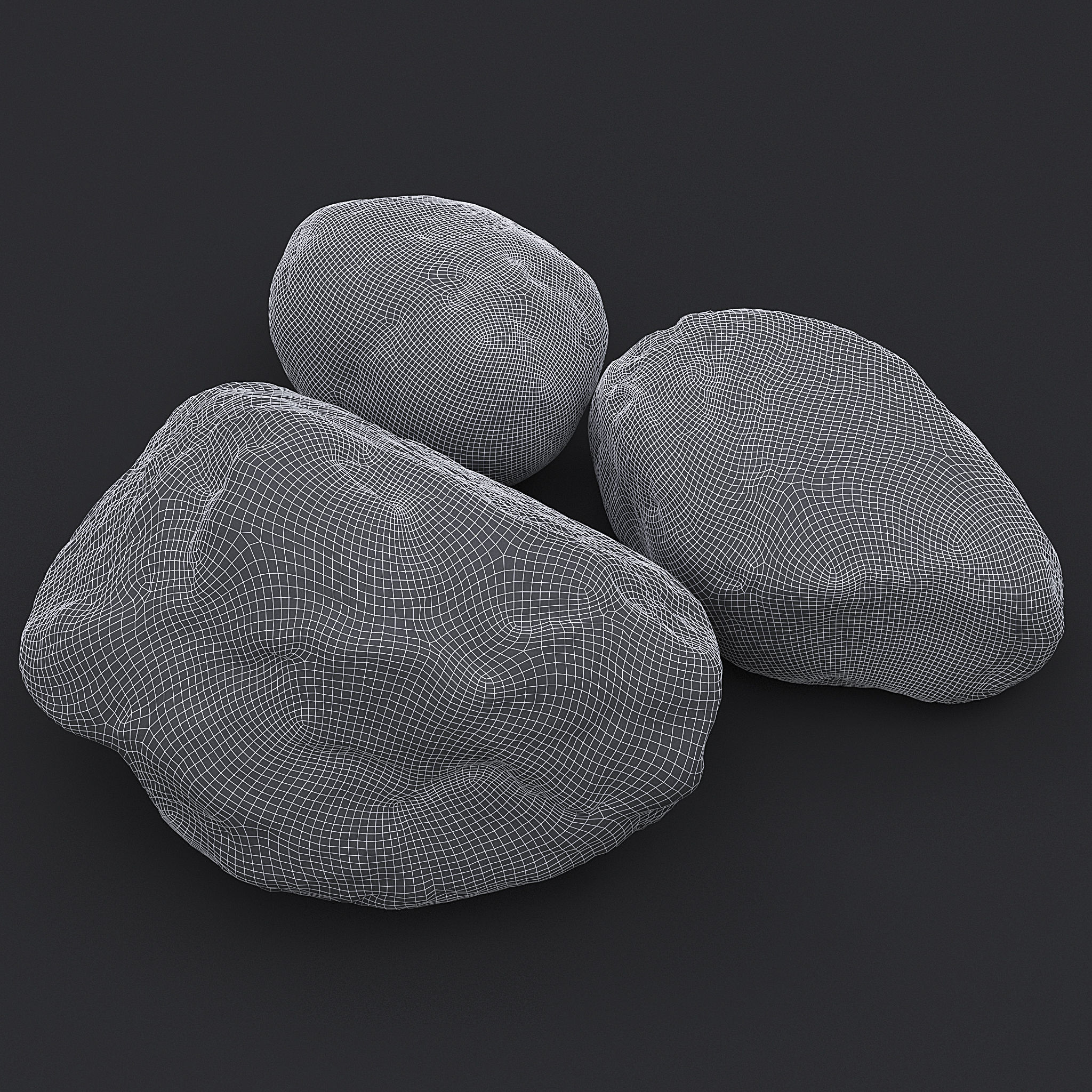 Stone XVIII 3D model_6