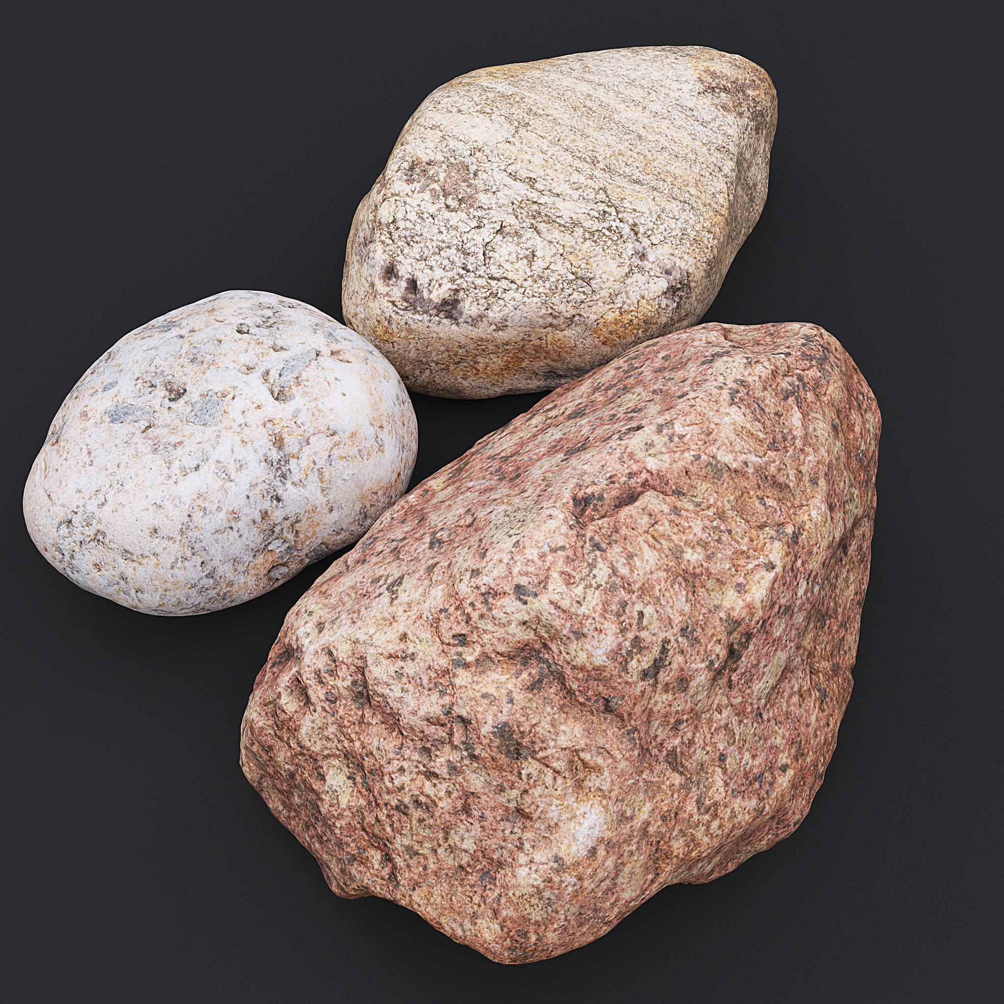 Stone XVIII 3D model_3