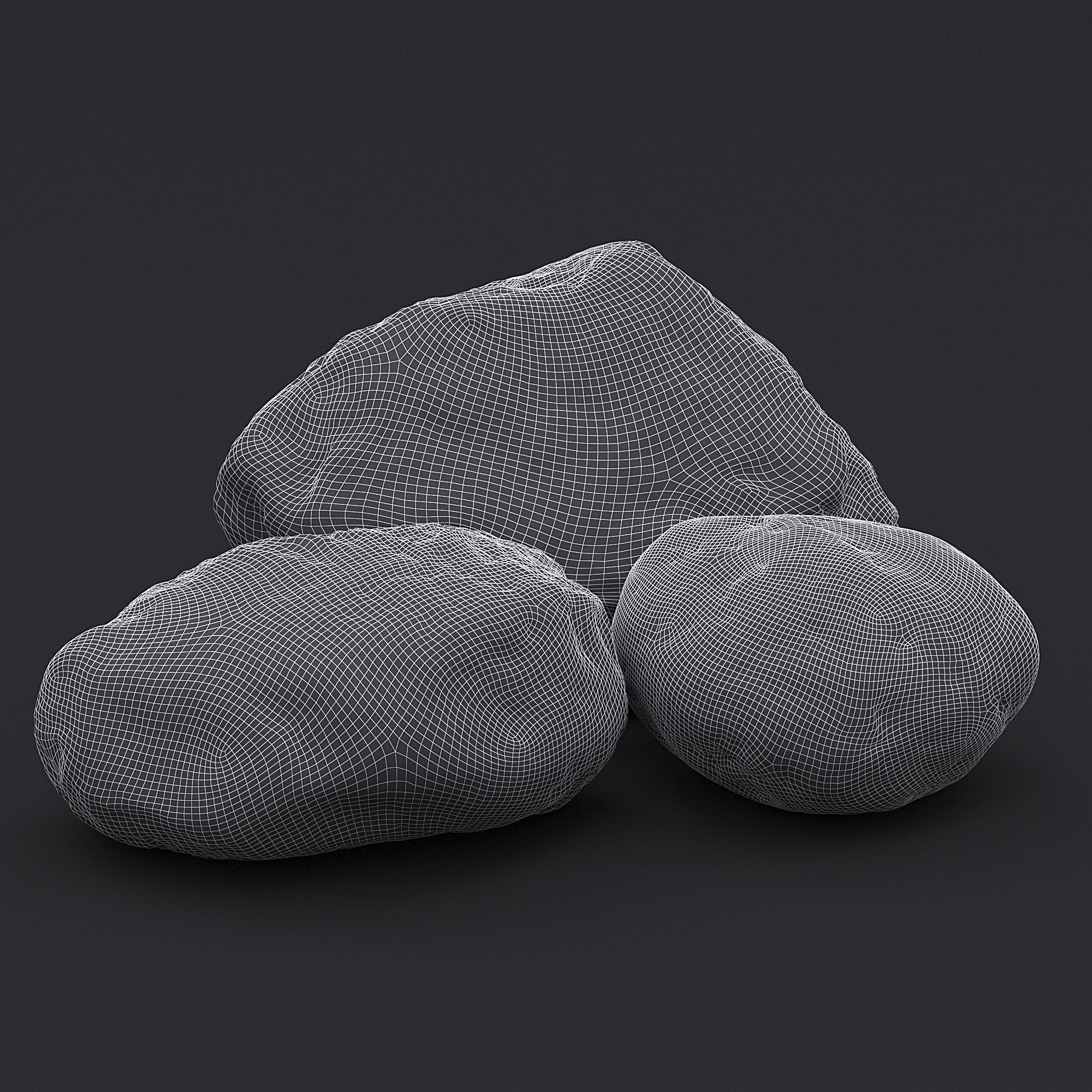 Stone XVIII 3D model_4