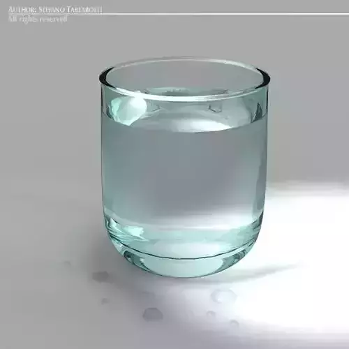 Glass with water