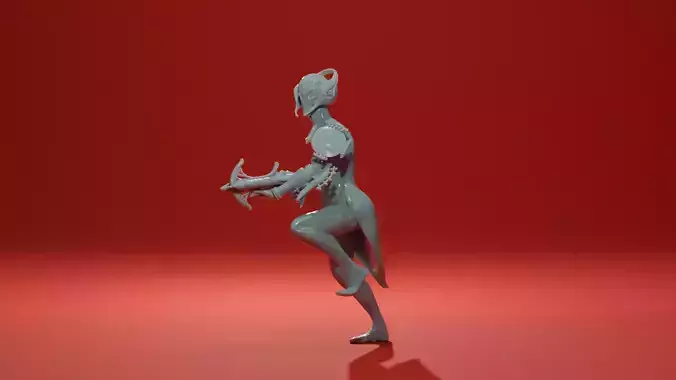 The Shriek - Sci-Fi shock Trooper Free 3D print model