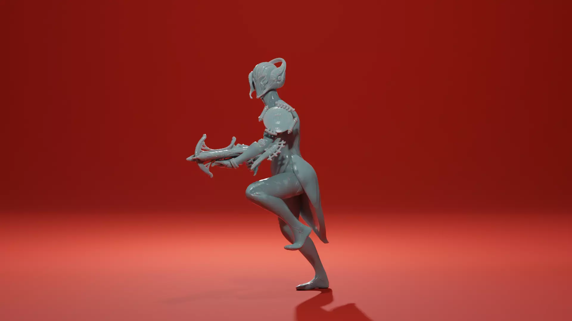 The Shriek - Sci-Fi shock Trooper Free 3D print model_0