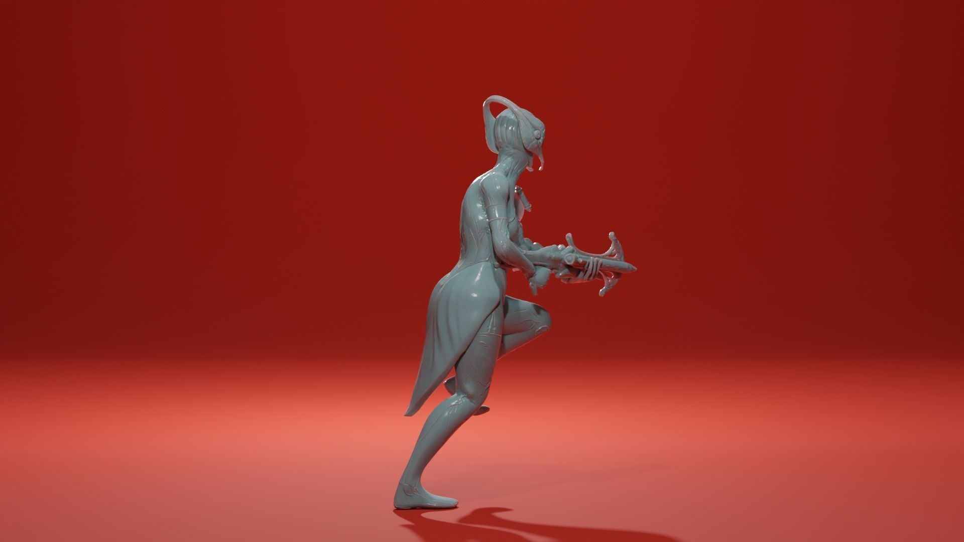 The Shriek - Sci-Fi shock Trooper Free 3D print model_1