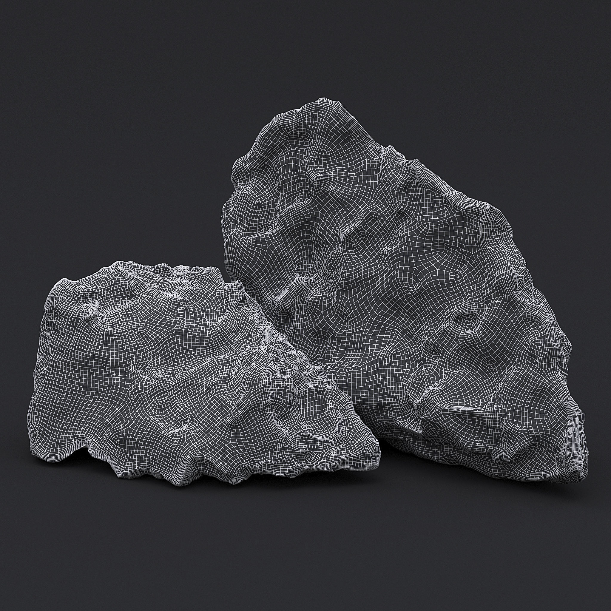 Stone XIV 3D model_4