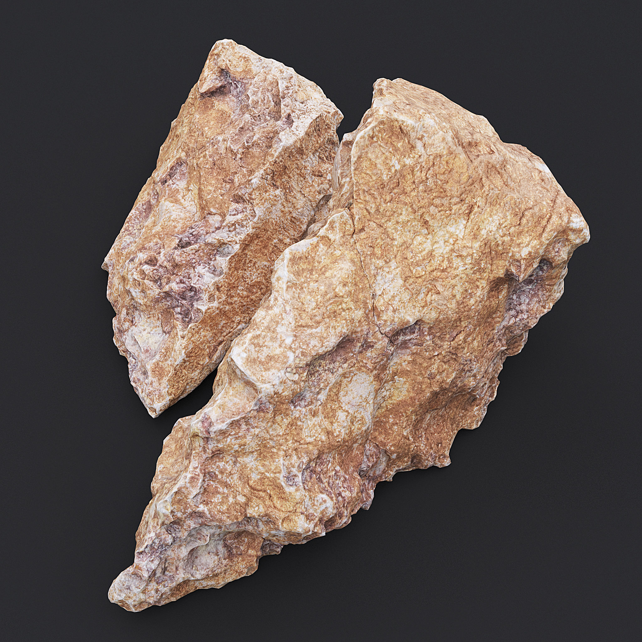 Stone XIV 3D model_3