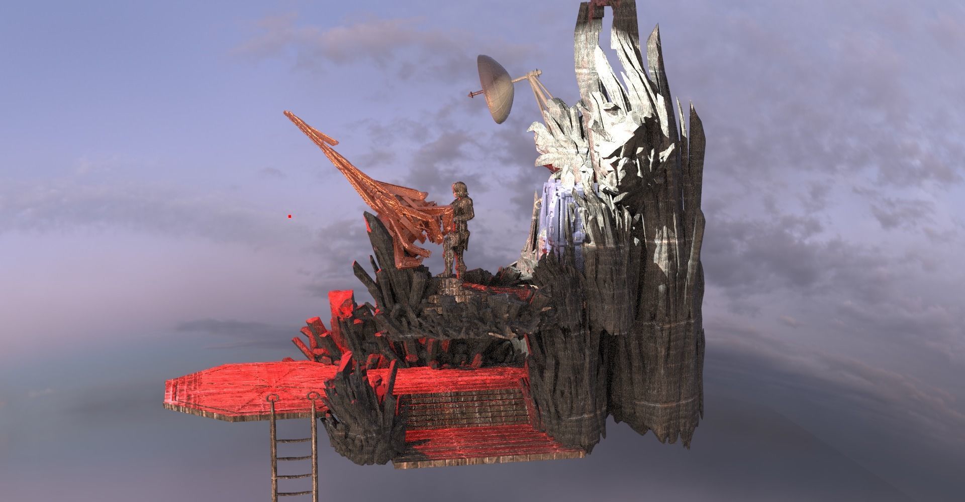 Heman Cliff Side Cave Full 3D model_1