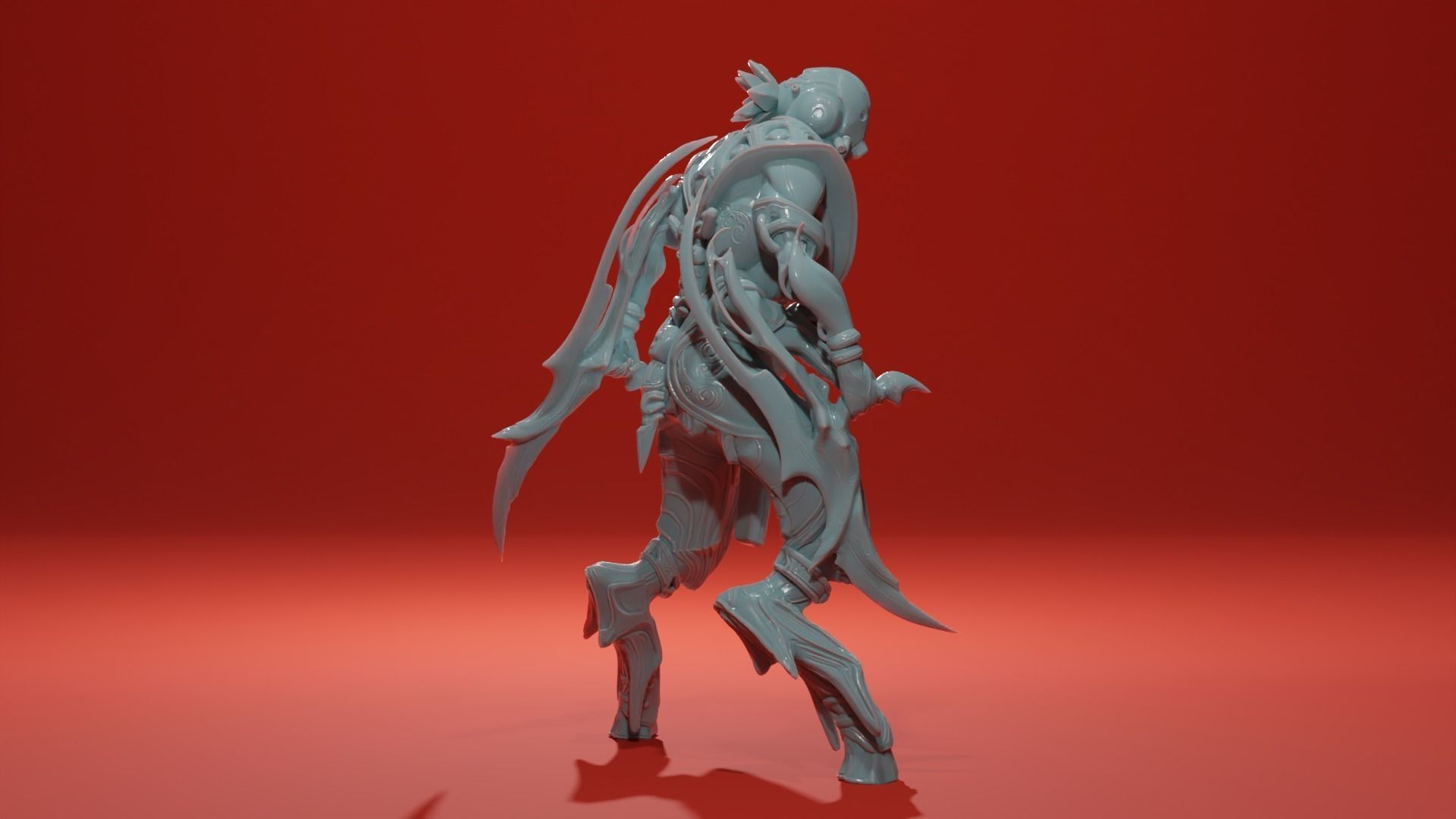Faun The Fawn - Rogue Sci-fi Satyr Assassin Free 3D print model_1