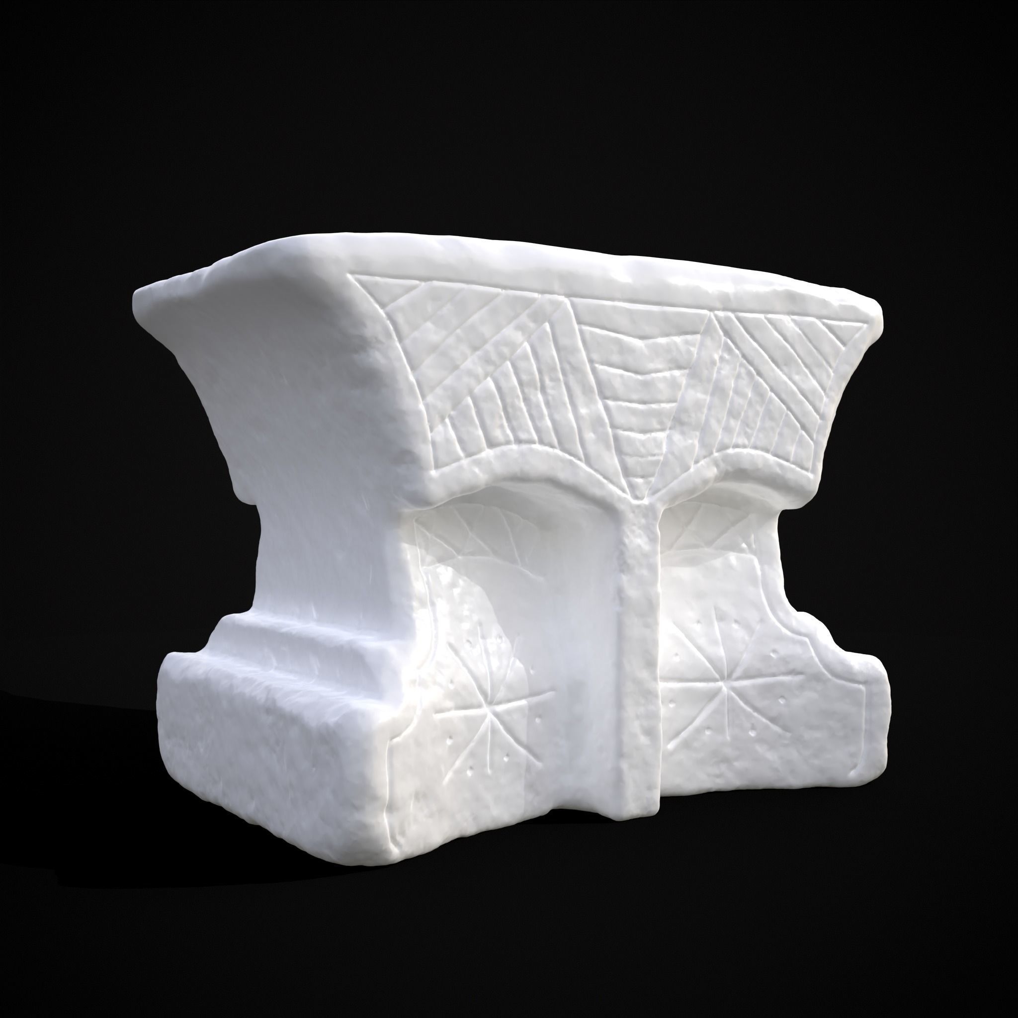 Nordic Hammer Anvil 3D print model_11